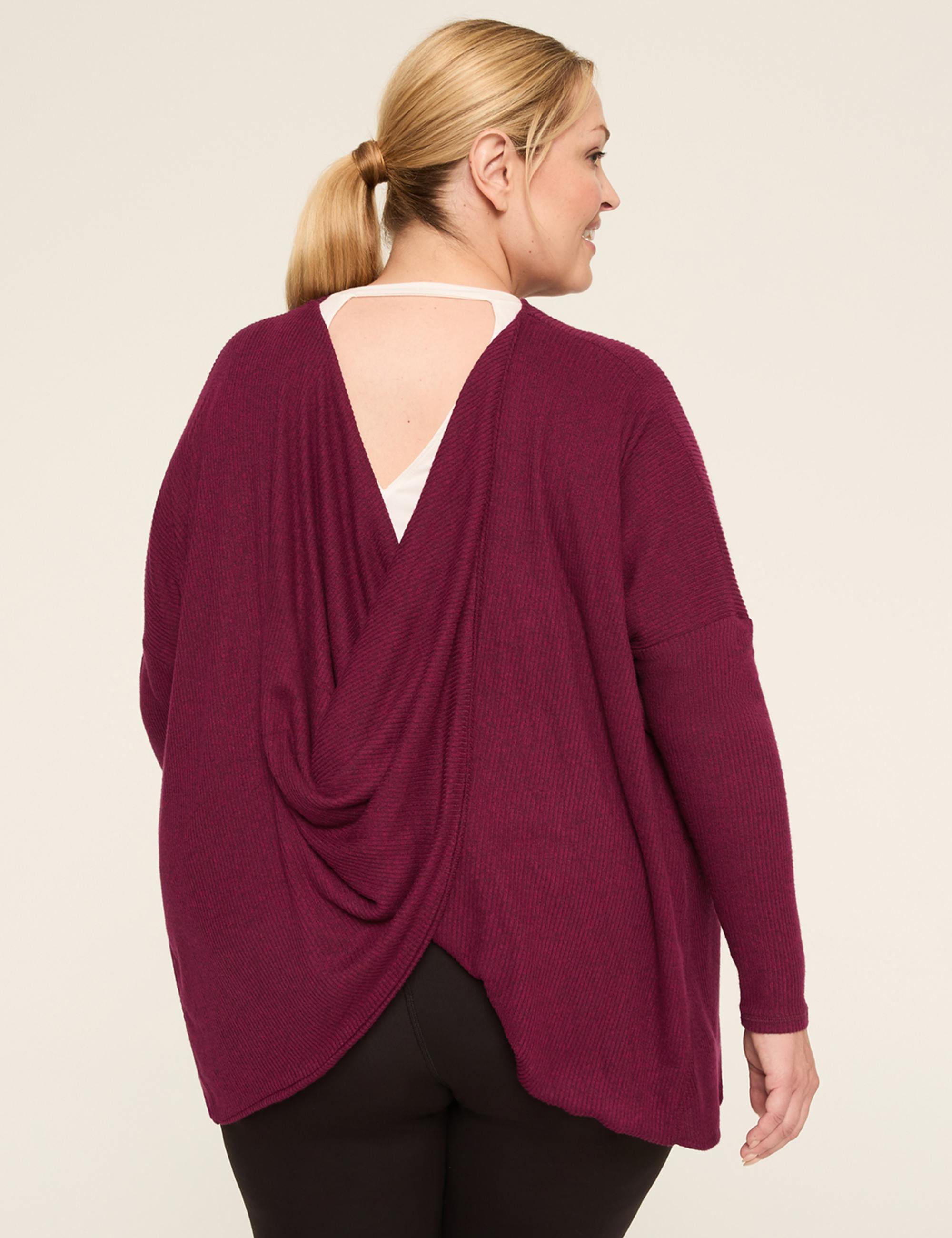 LIVI 3-Way Convertible Twist Soft Spun Overpiece
