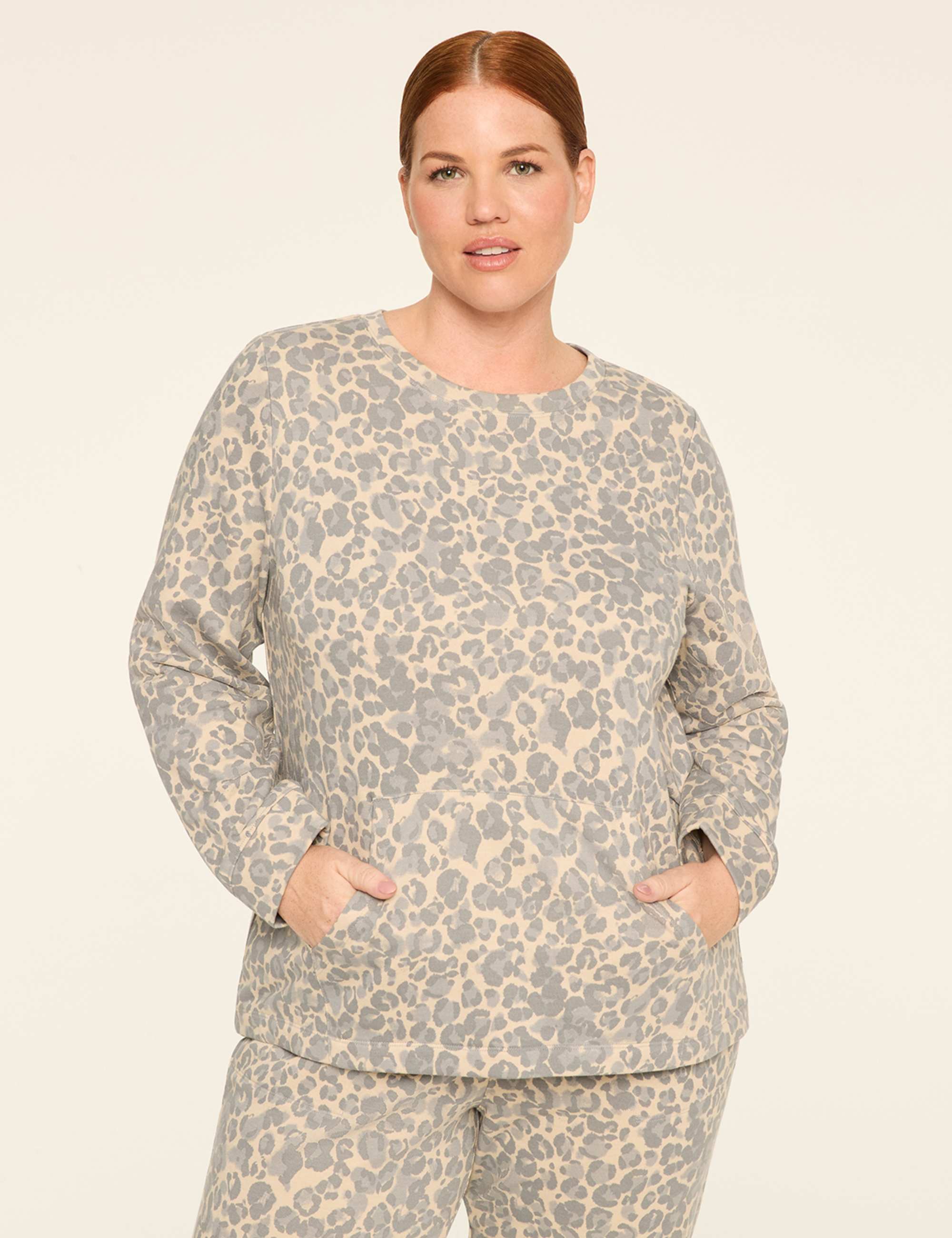 LIVI French Terry Crew-Neck Sweatshirt