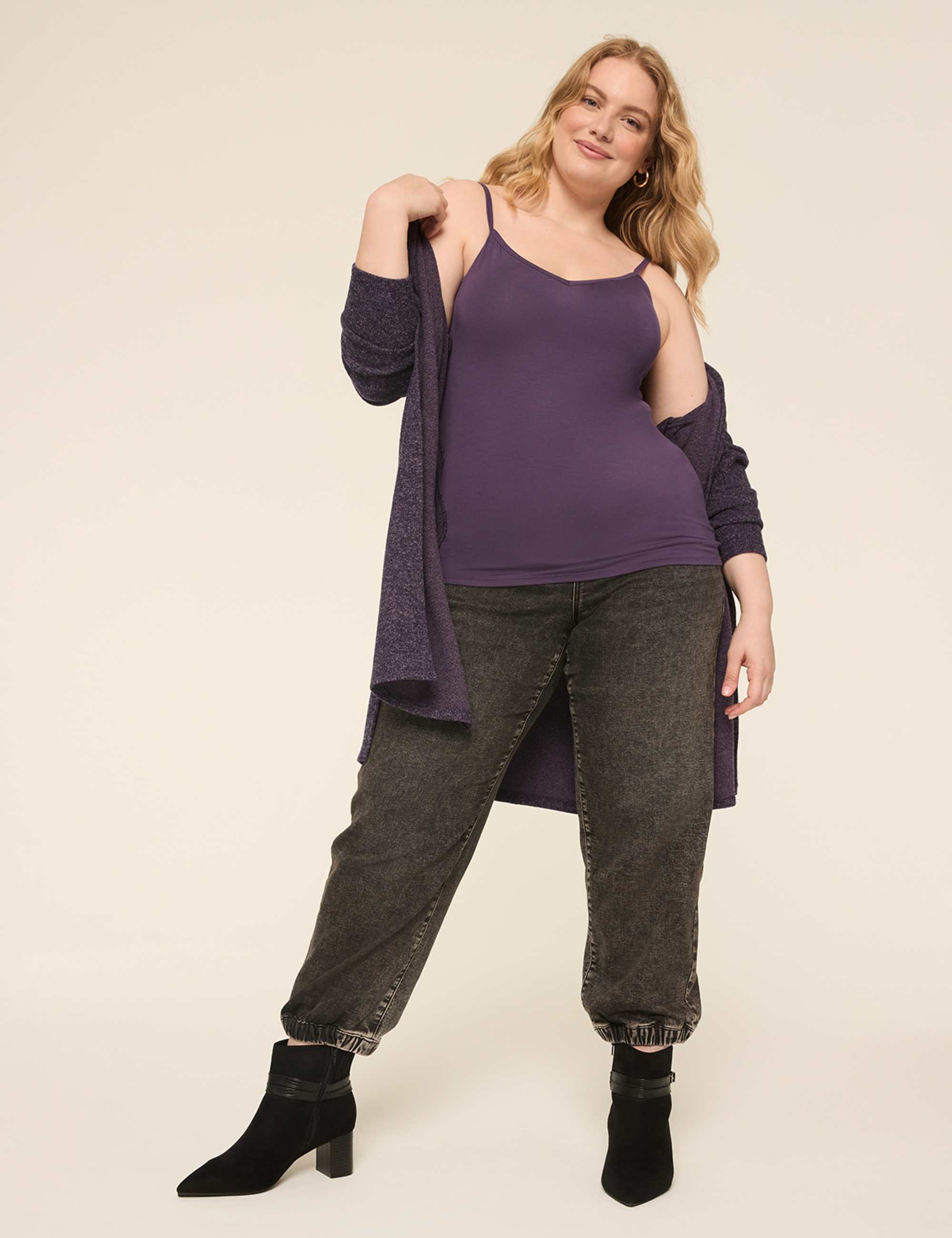 V-Neck Body-Skimming Cami