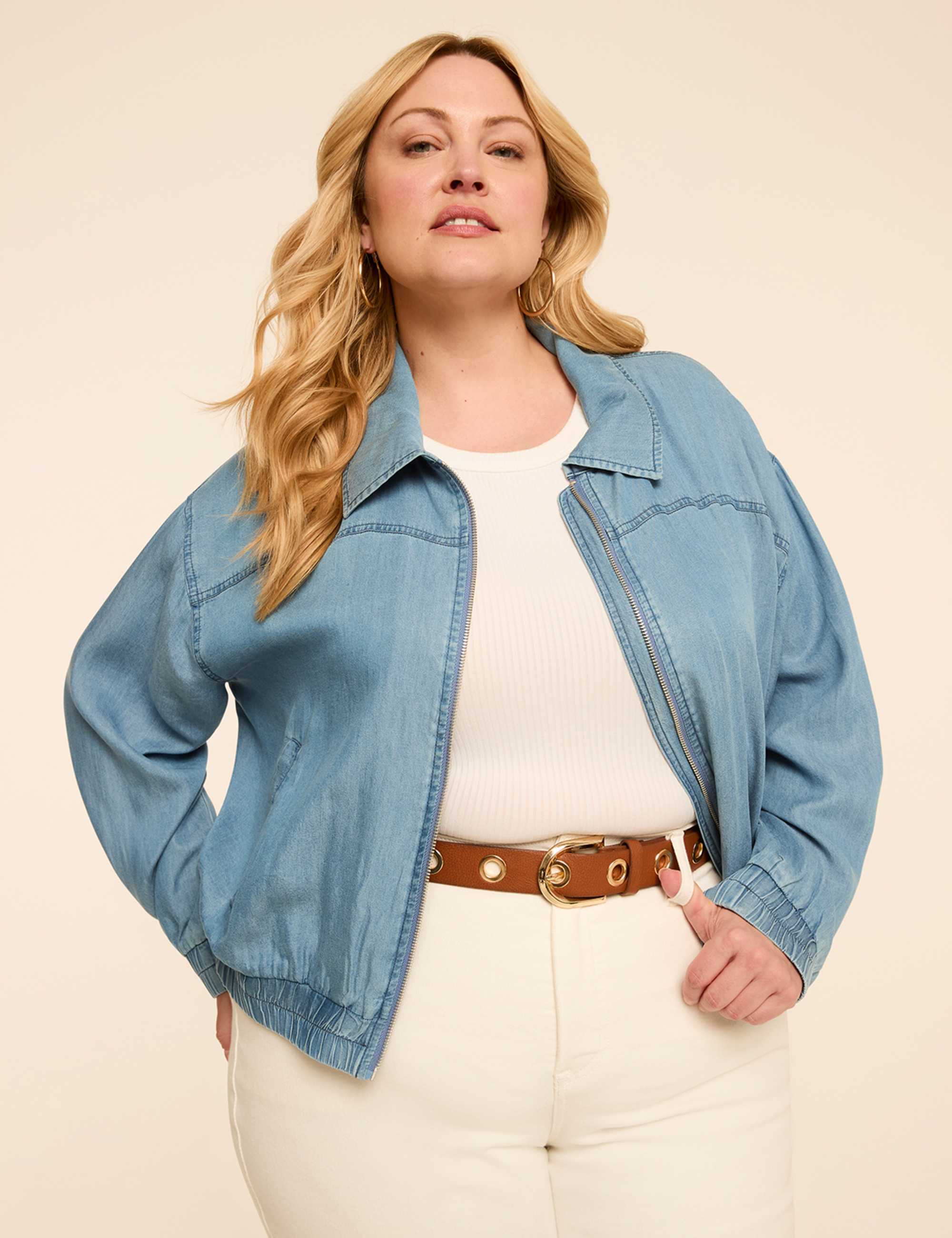 Collared Bomber Jacket