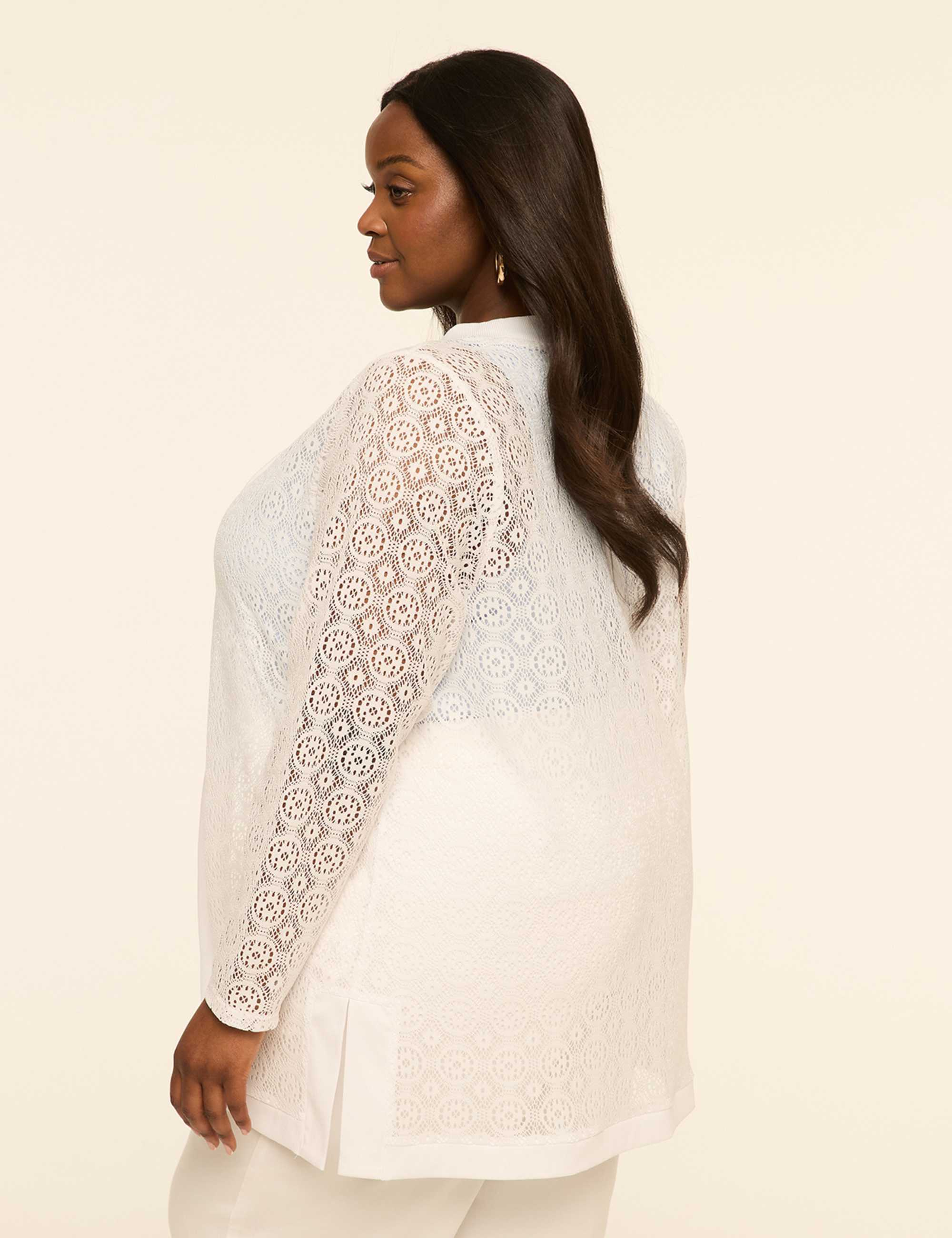 Crochet Knit Cardigan