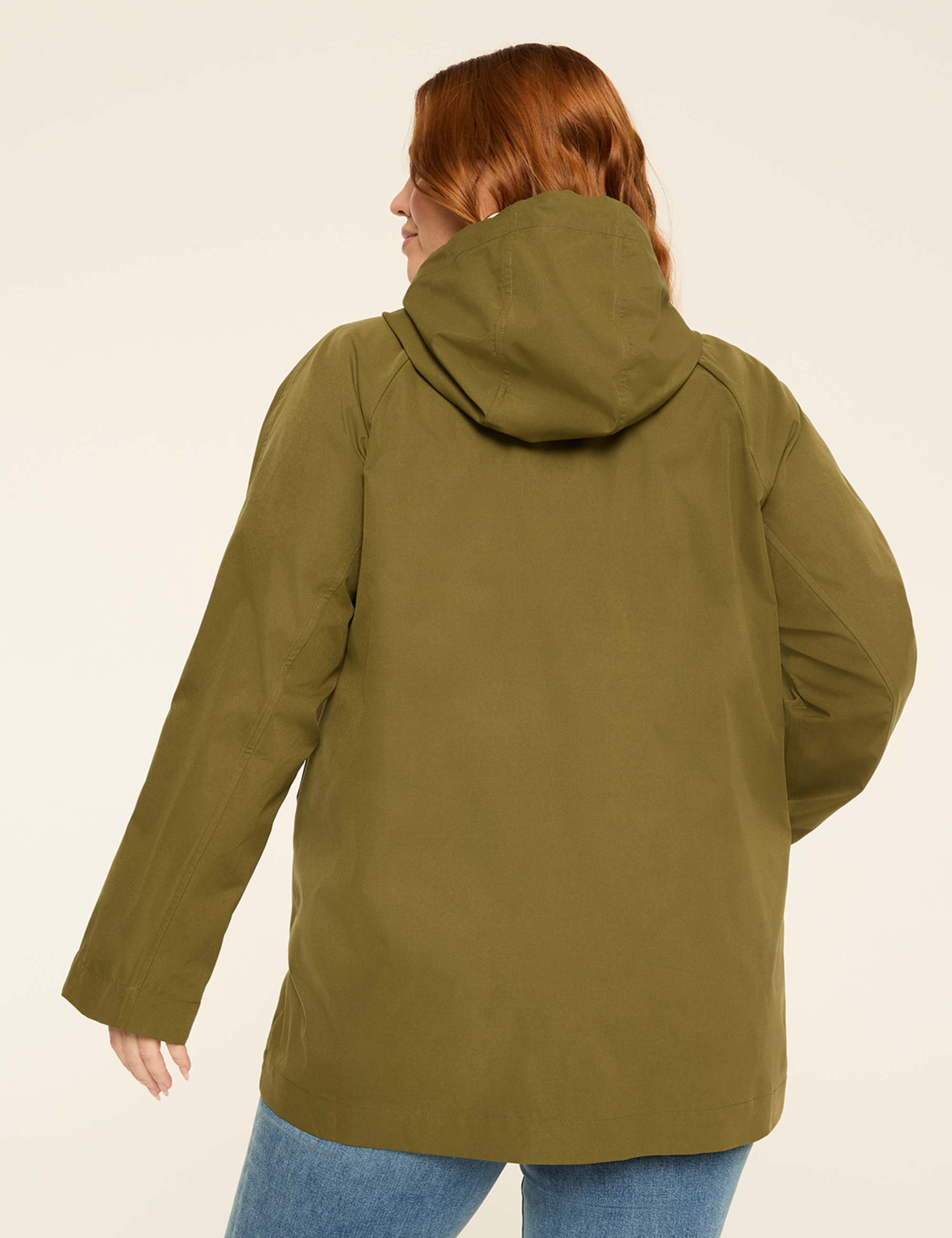 Snap-Front Hooded Jacket