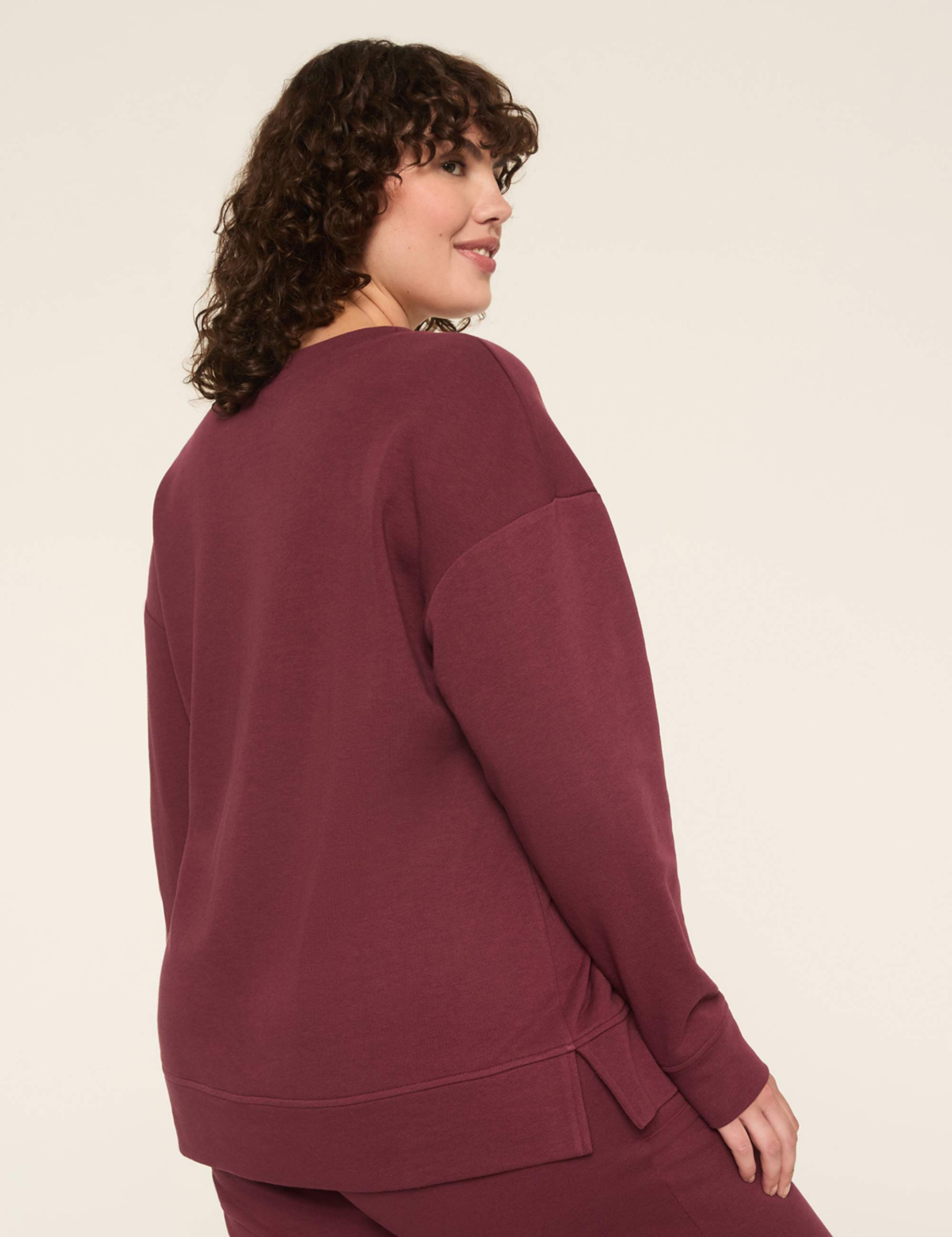 LIVI French Terry V-Neck Sweatshirt
