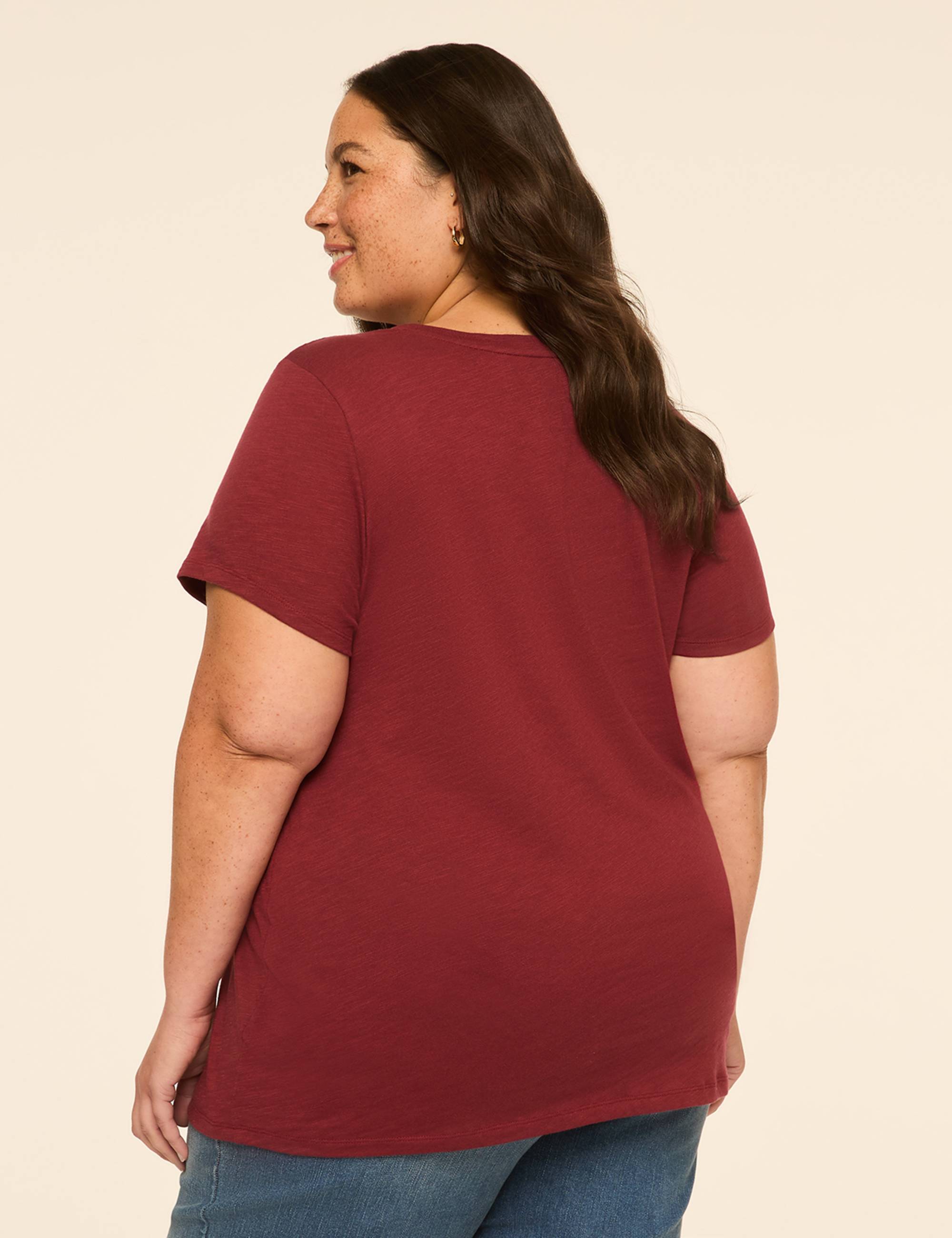 Embroidered Teach With Love Graphic Tee