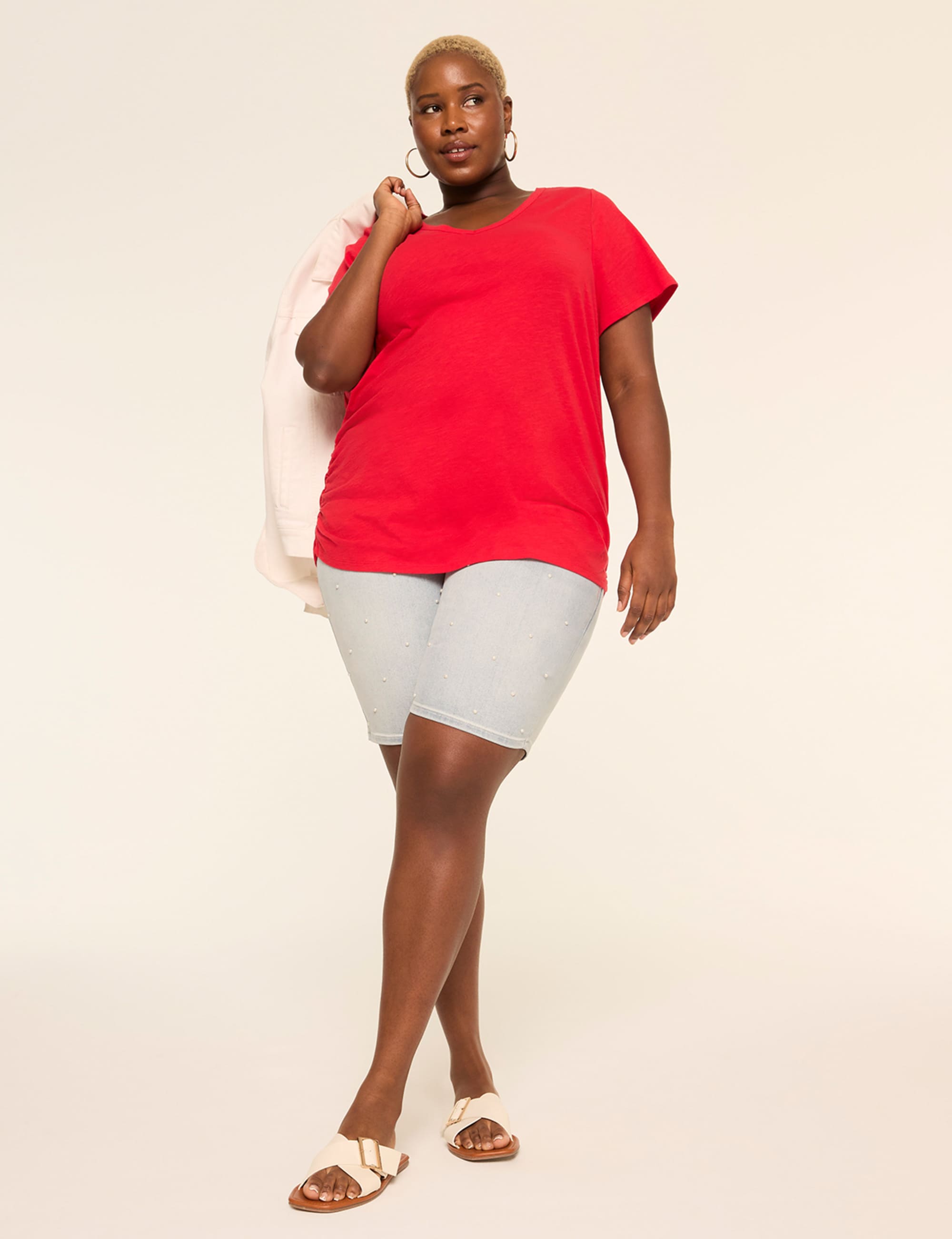 Genius Embellished Fitted 10" Bermuda Short