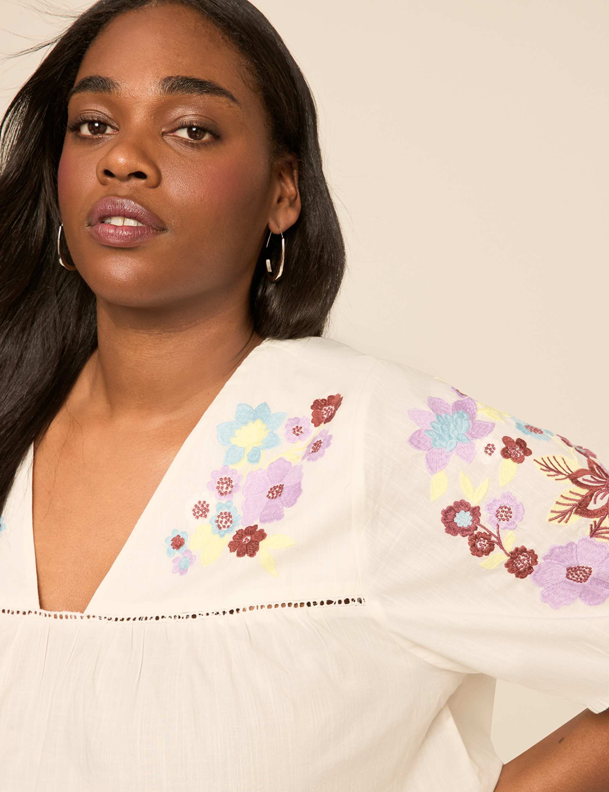 Babydoll Popover Blouse