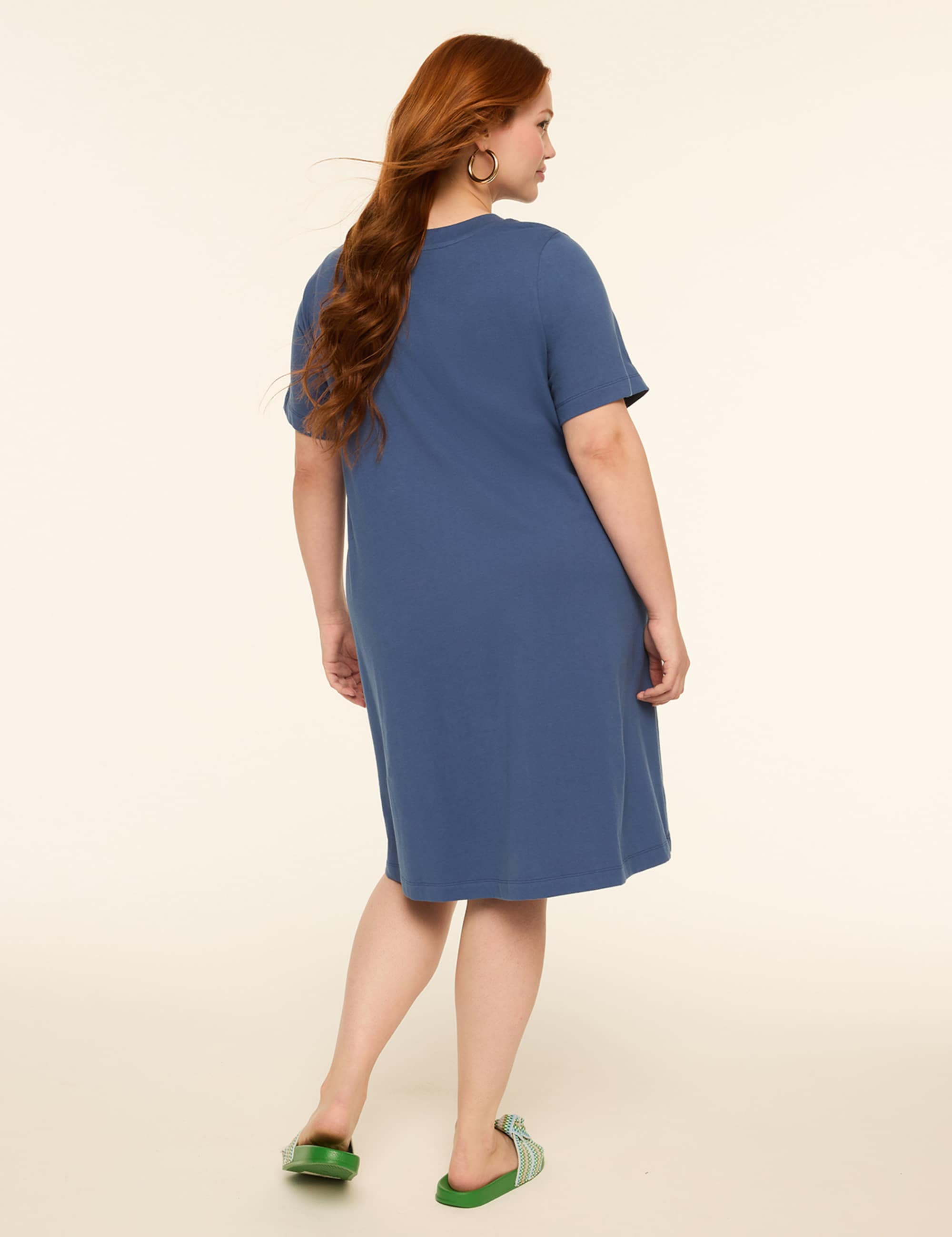 Crew-Neck T-Shirt Dress