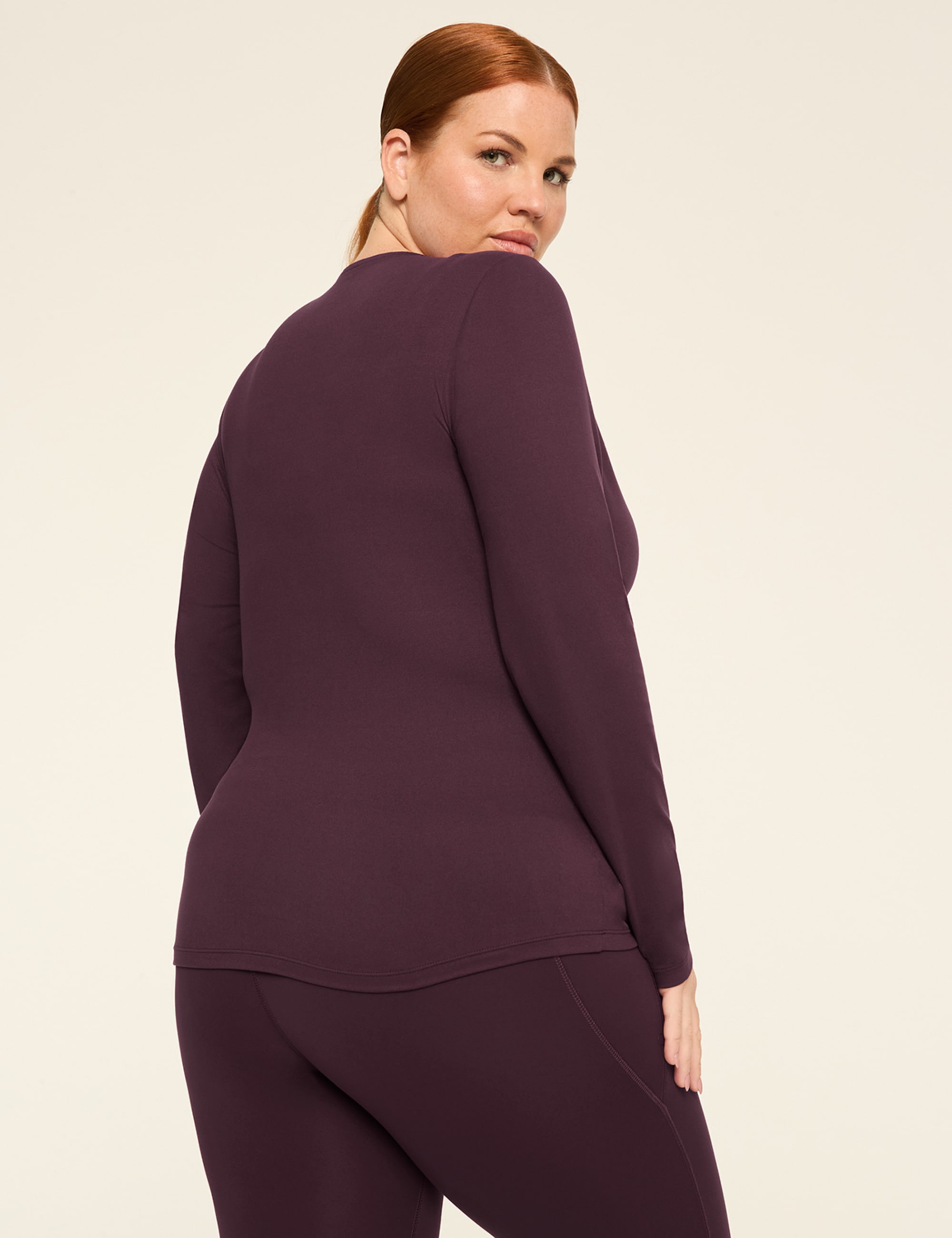 LIVI Soft Faux-Wrap Side-Ruched Top