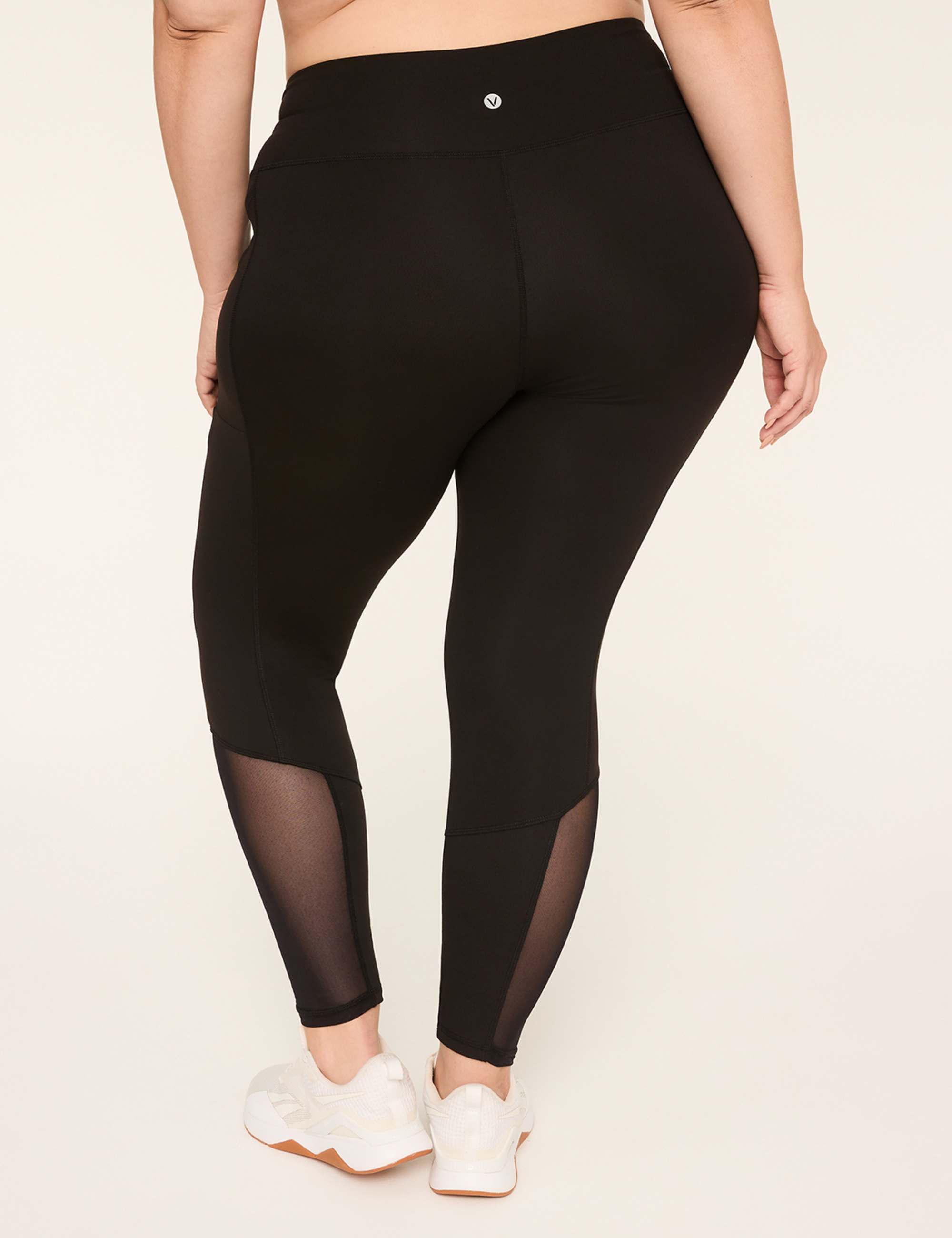 LIVI Soft High-Rise Mesh-Detail 7/8 Legging