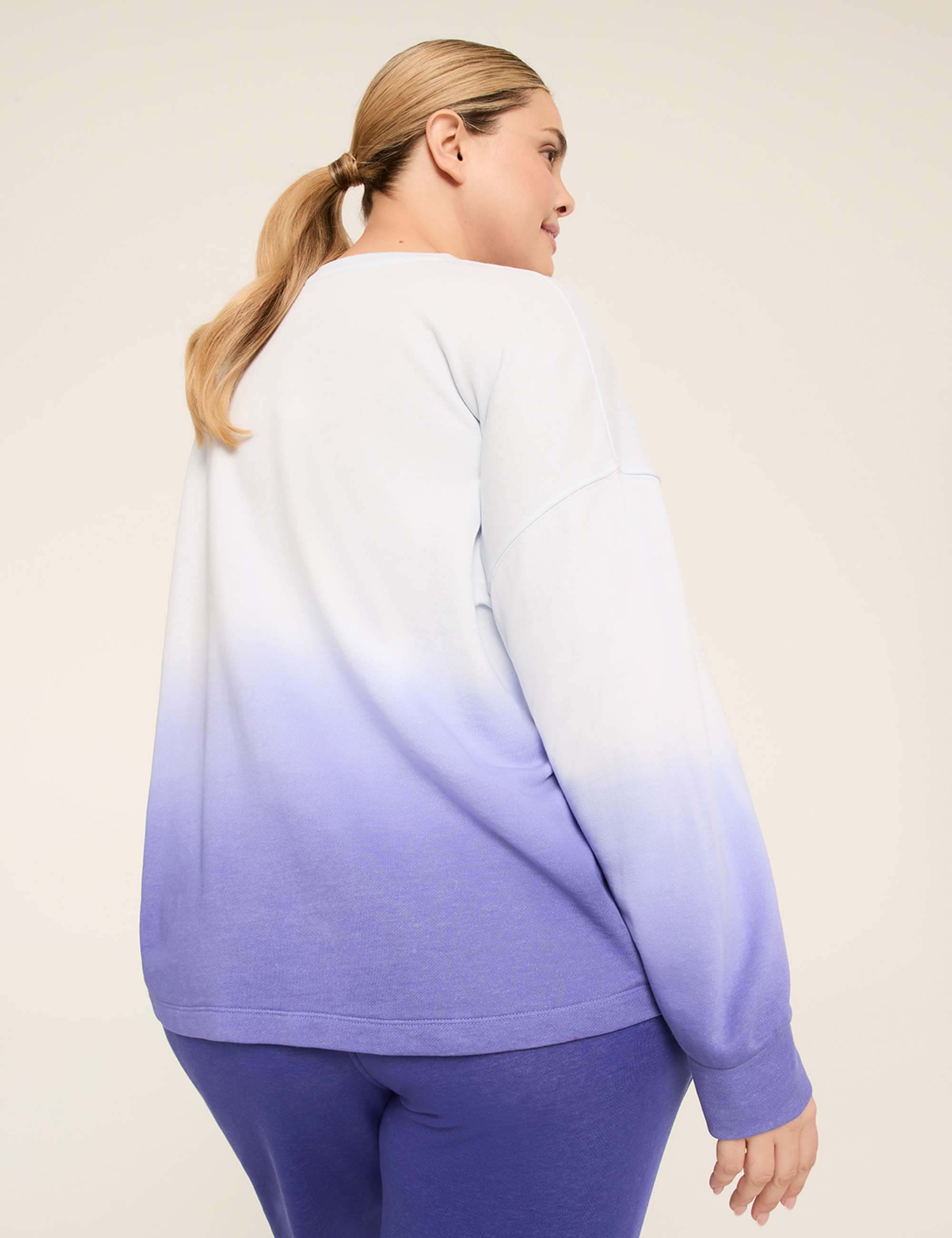 LIVI French Terry Ombre Crew-Neck Sweatshirt
