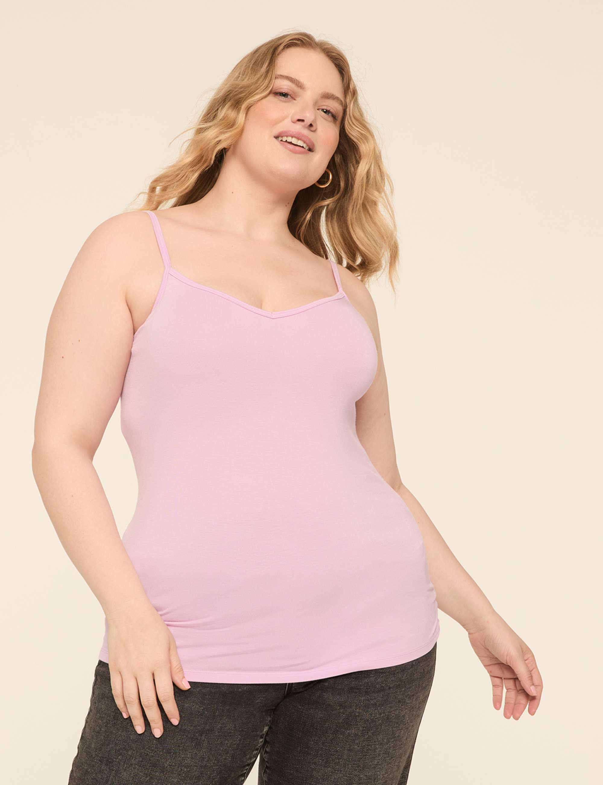 V-Neck Body-Skimming Cami