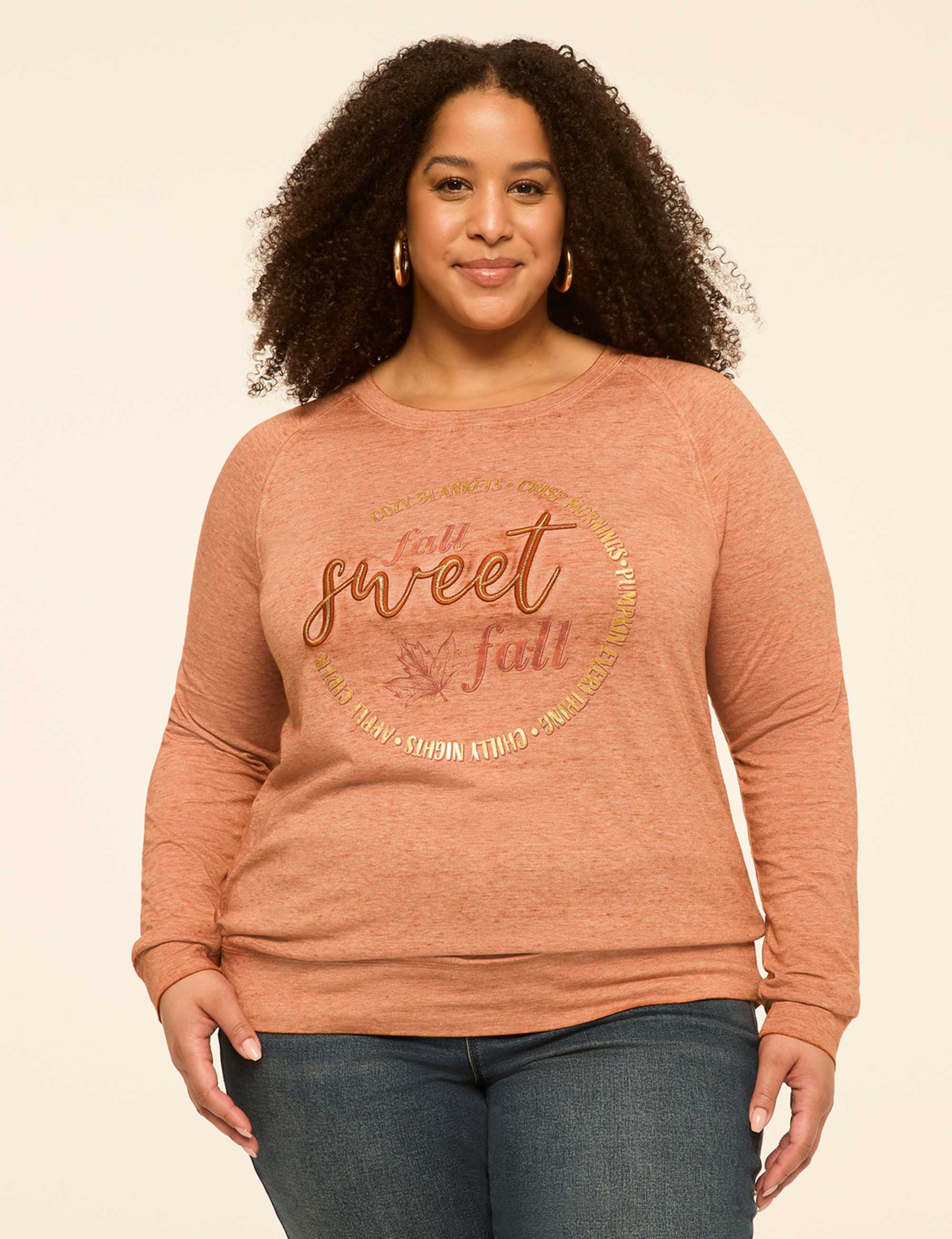 Fall Sweet Fall Long-Sleeve Graphic Tee