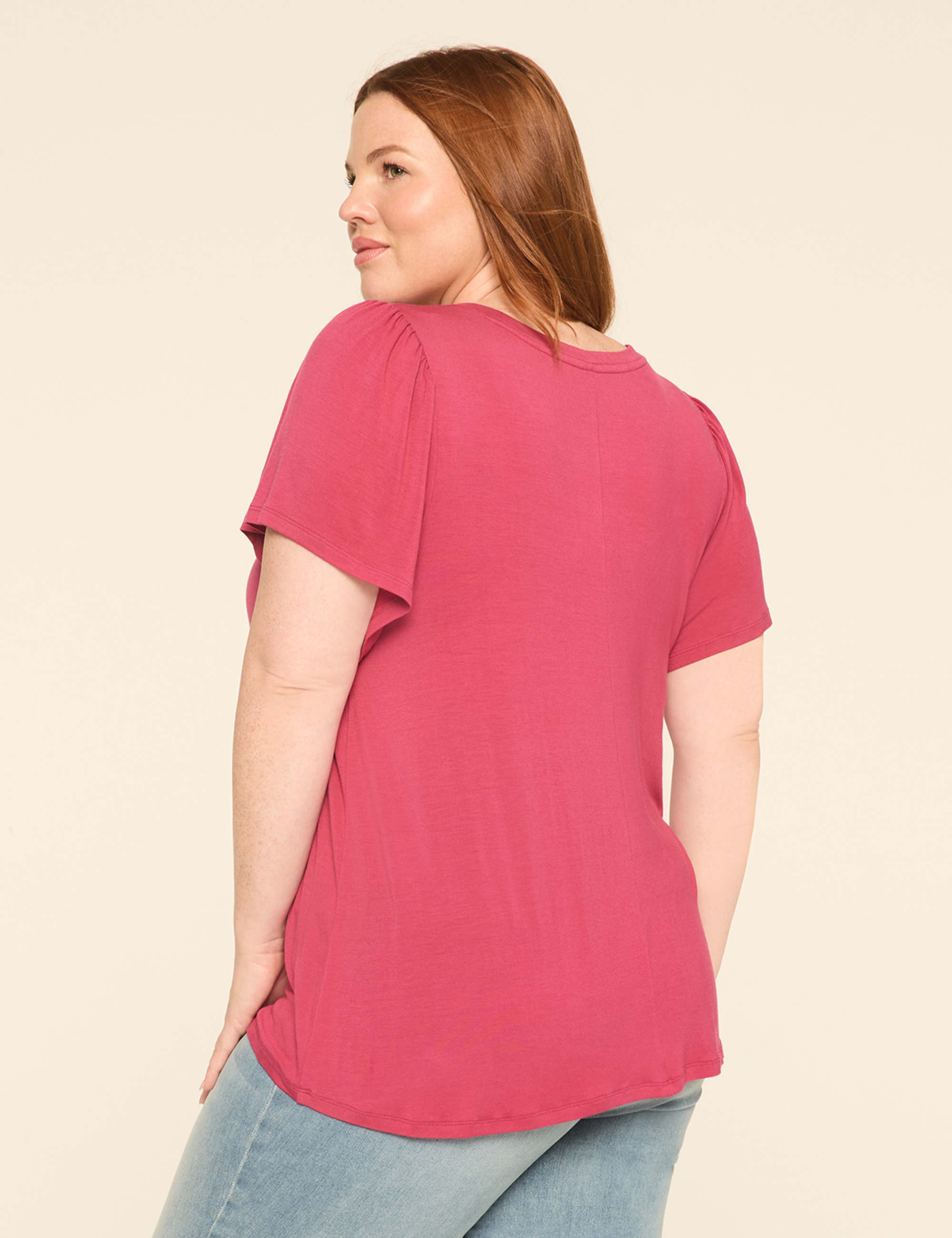 DreamFeel Short-Sleeve Crew-Neck Top