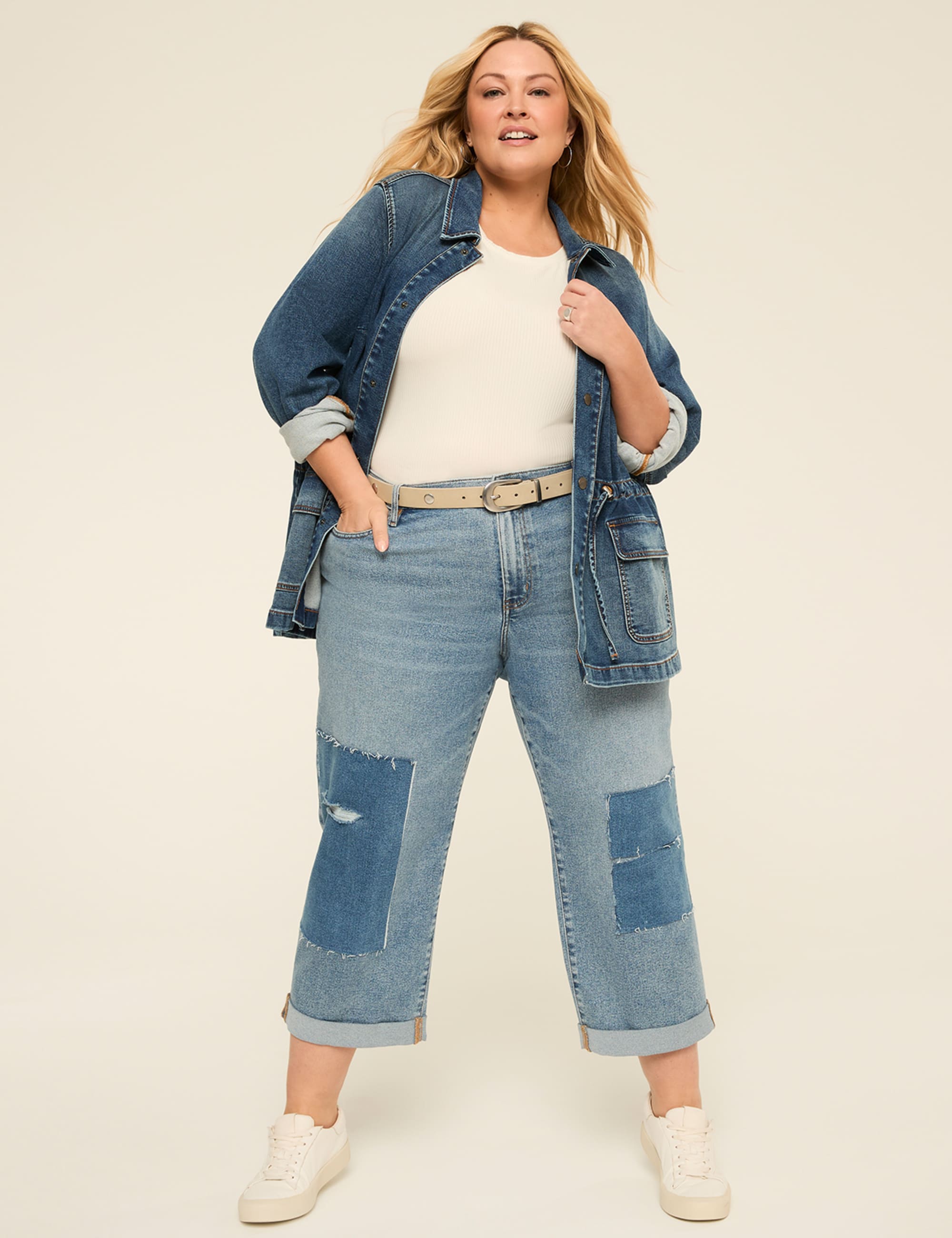 Boyfriend Fit Capri