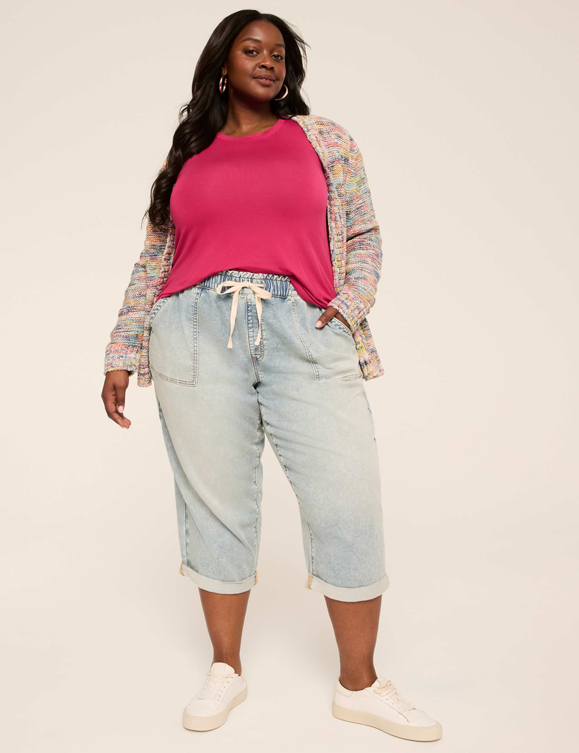 Cloud Knit Pull-On Capri