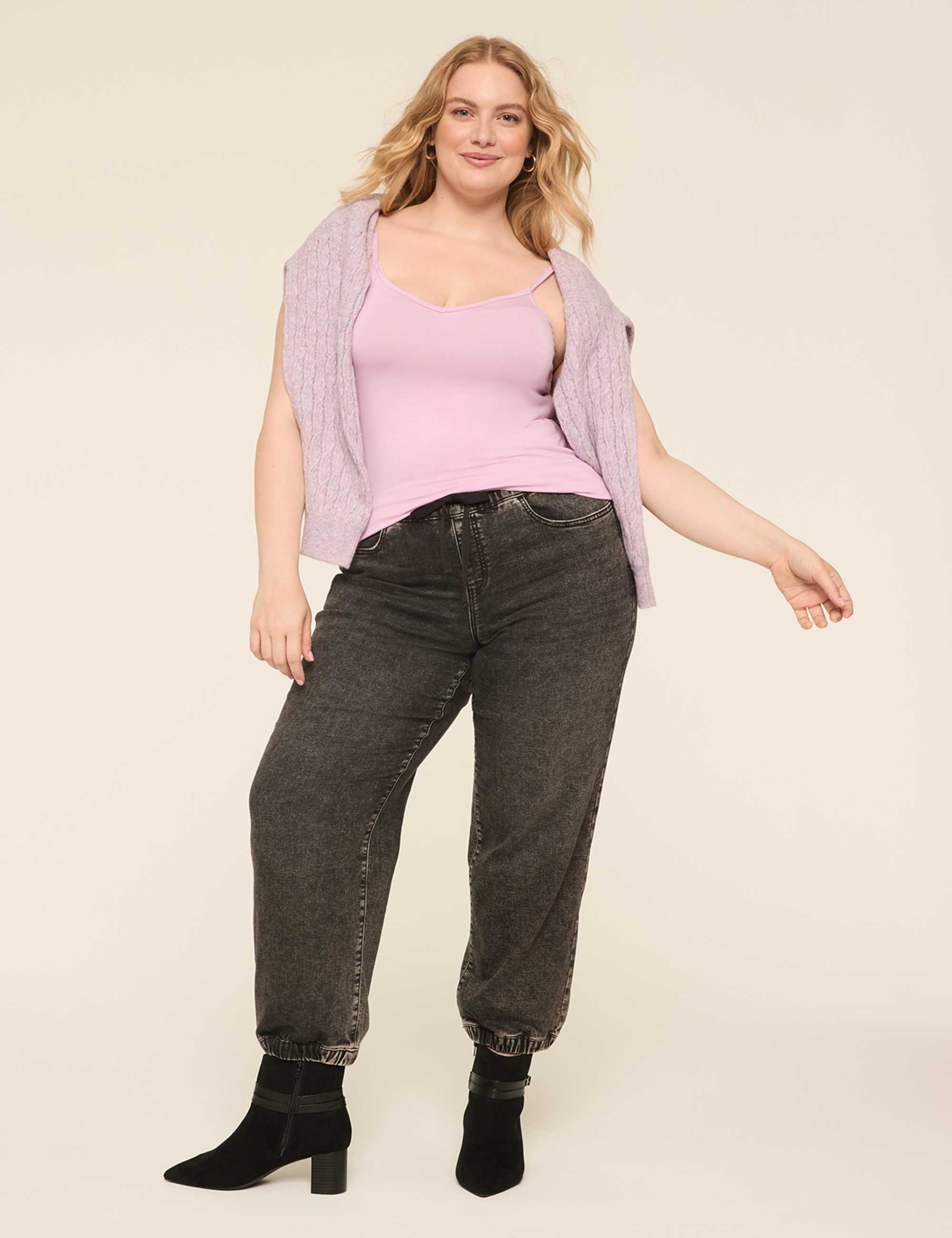 V-Neck Body-Skimming Cami