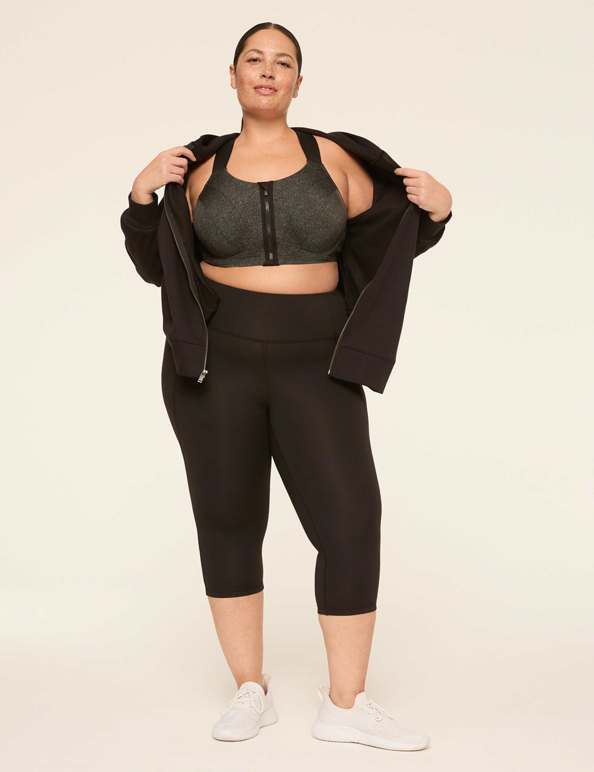 LIVI Max Support Comfort Zip-Front Sports Bra
