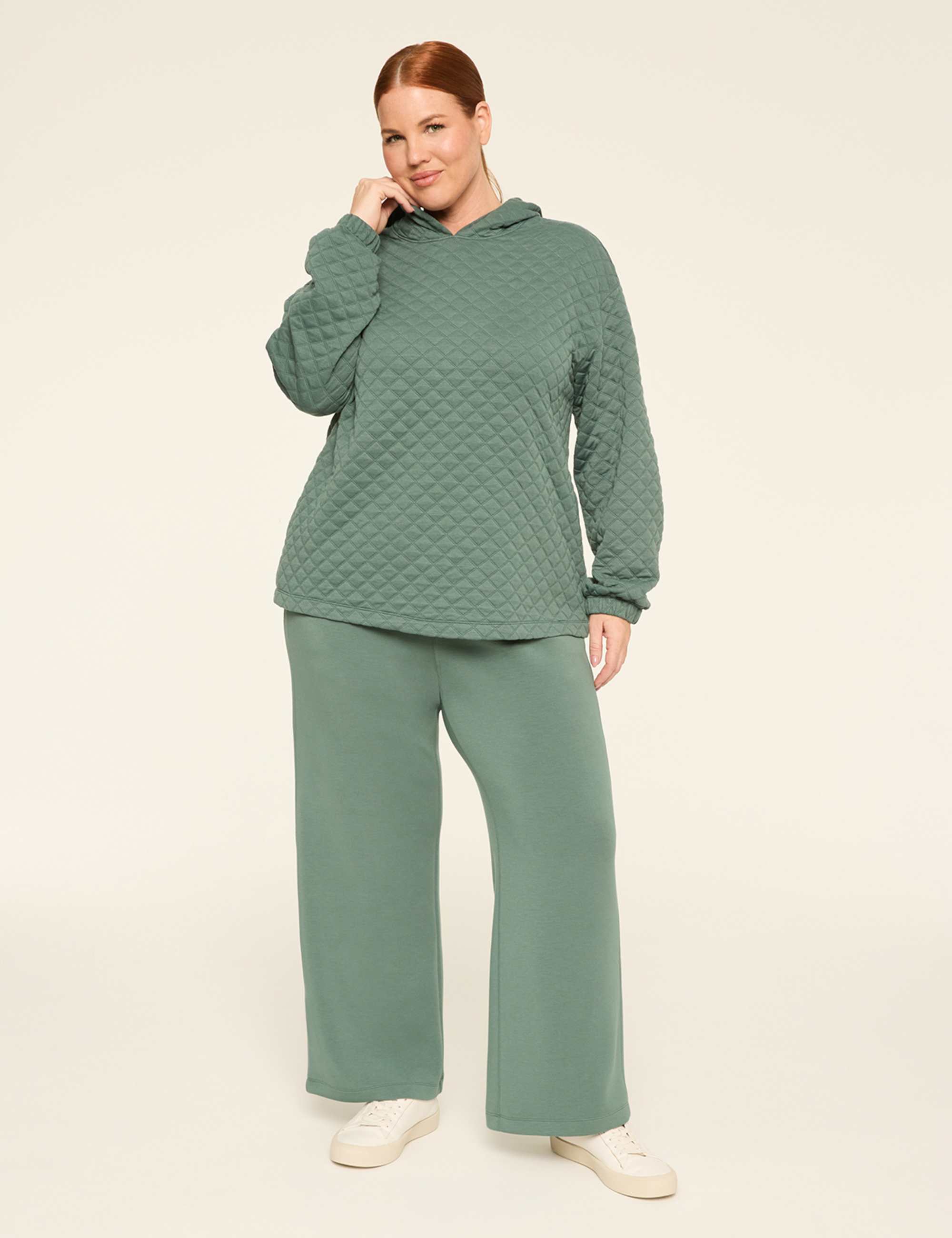 LIVI Long-Sleeve Quilted Hoodie