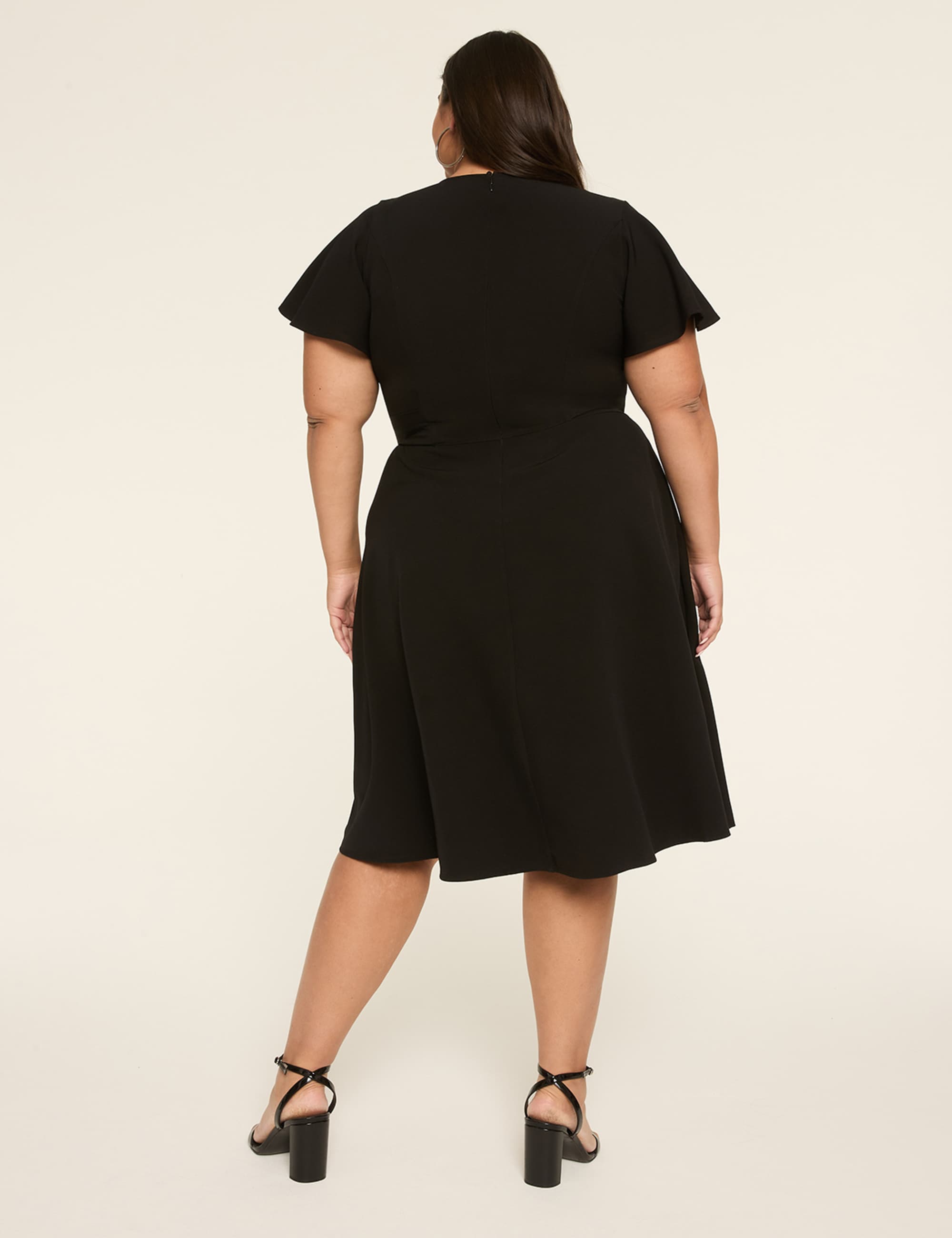 Lena Notch-Neck Dress