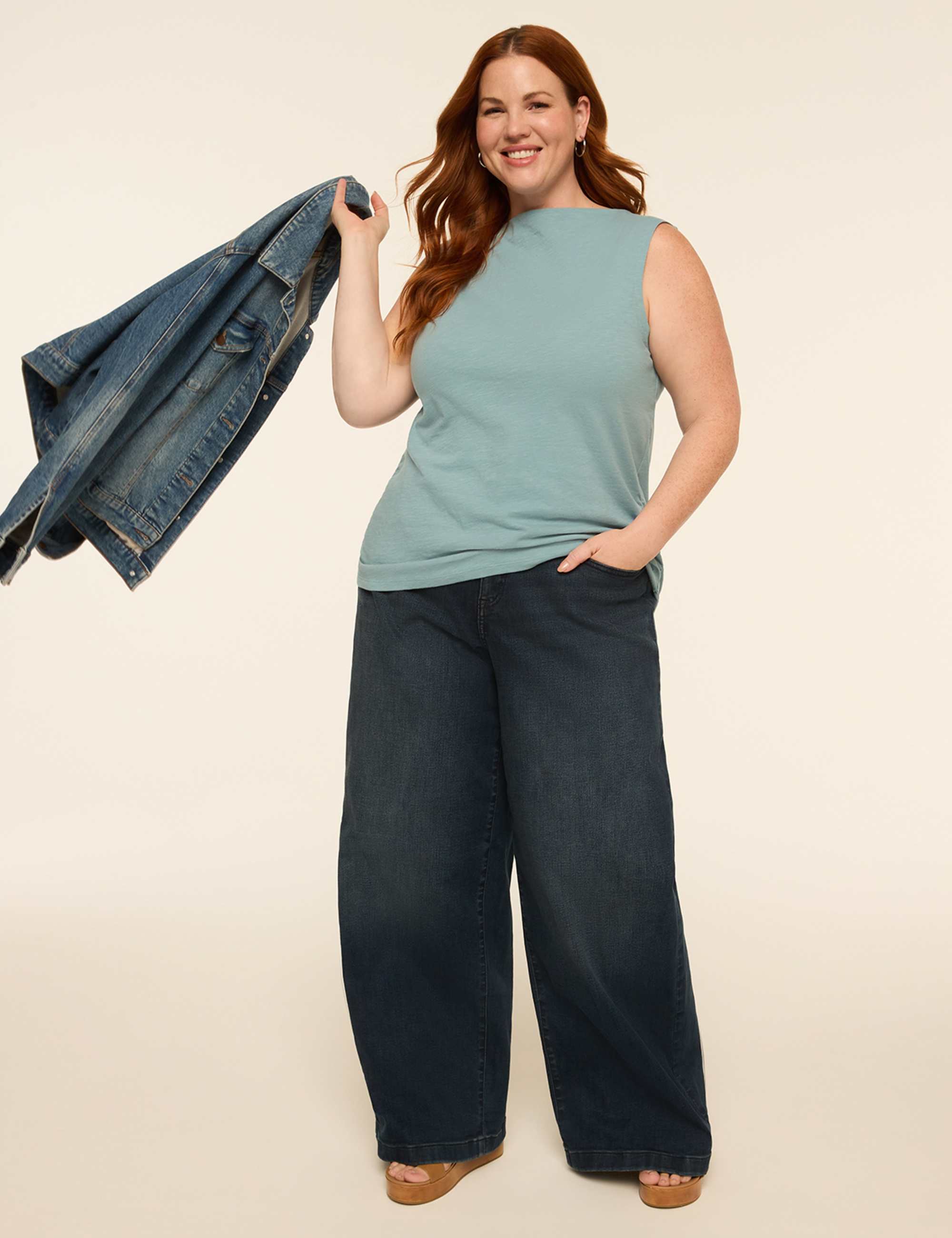Sleeveless Boatneck Side-Ruched Top