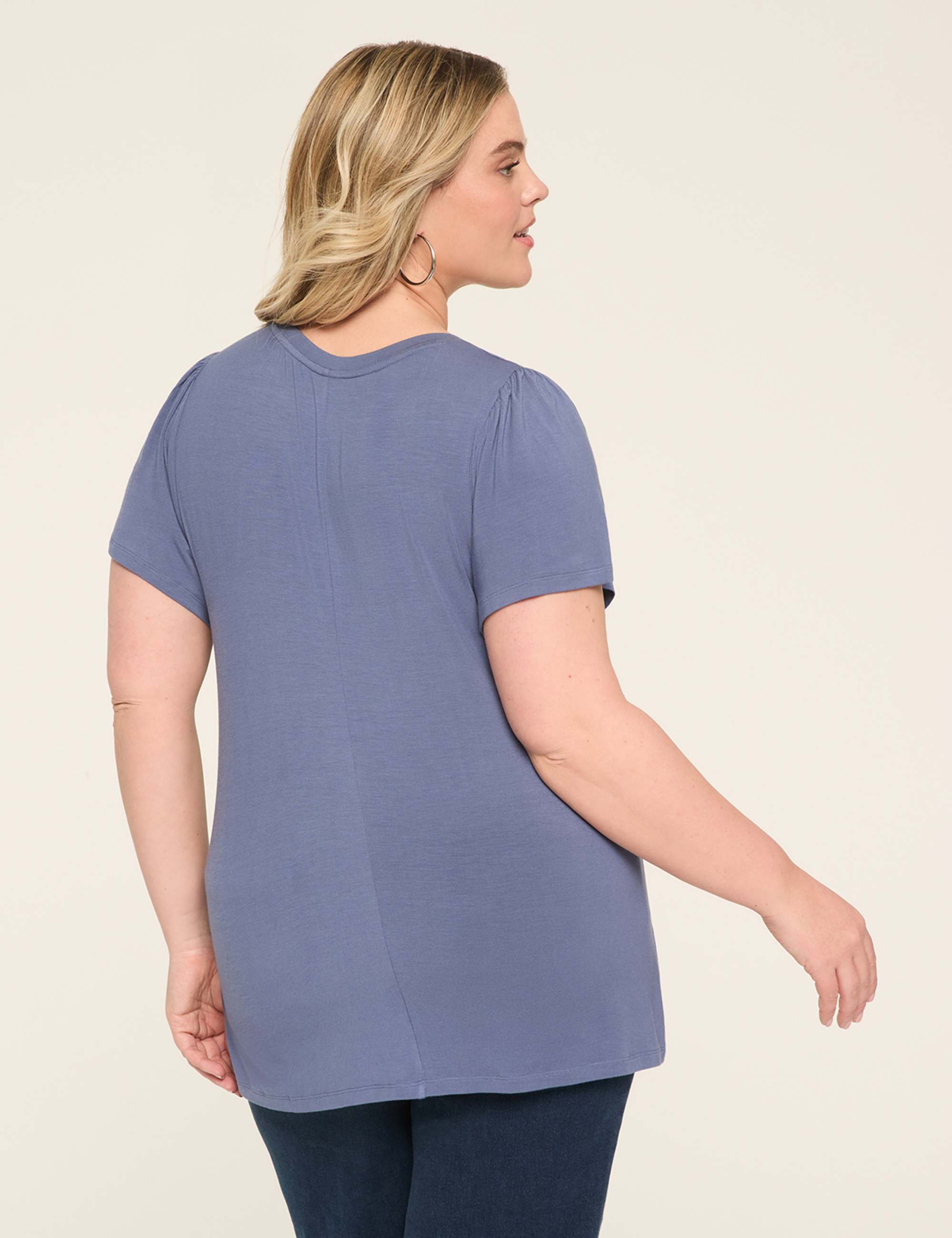 DreamFeel Short-Sleeve Crew-Neck Top