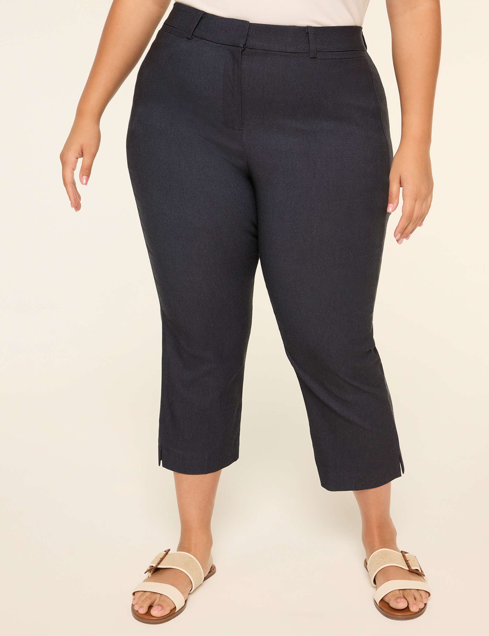 4-Season High-Rise Slim Capri