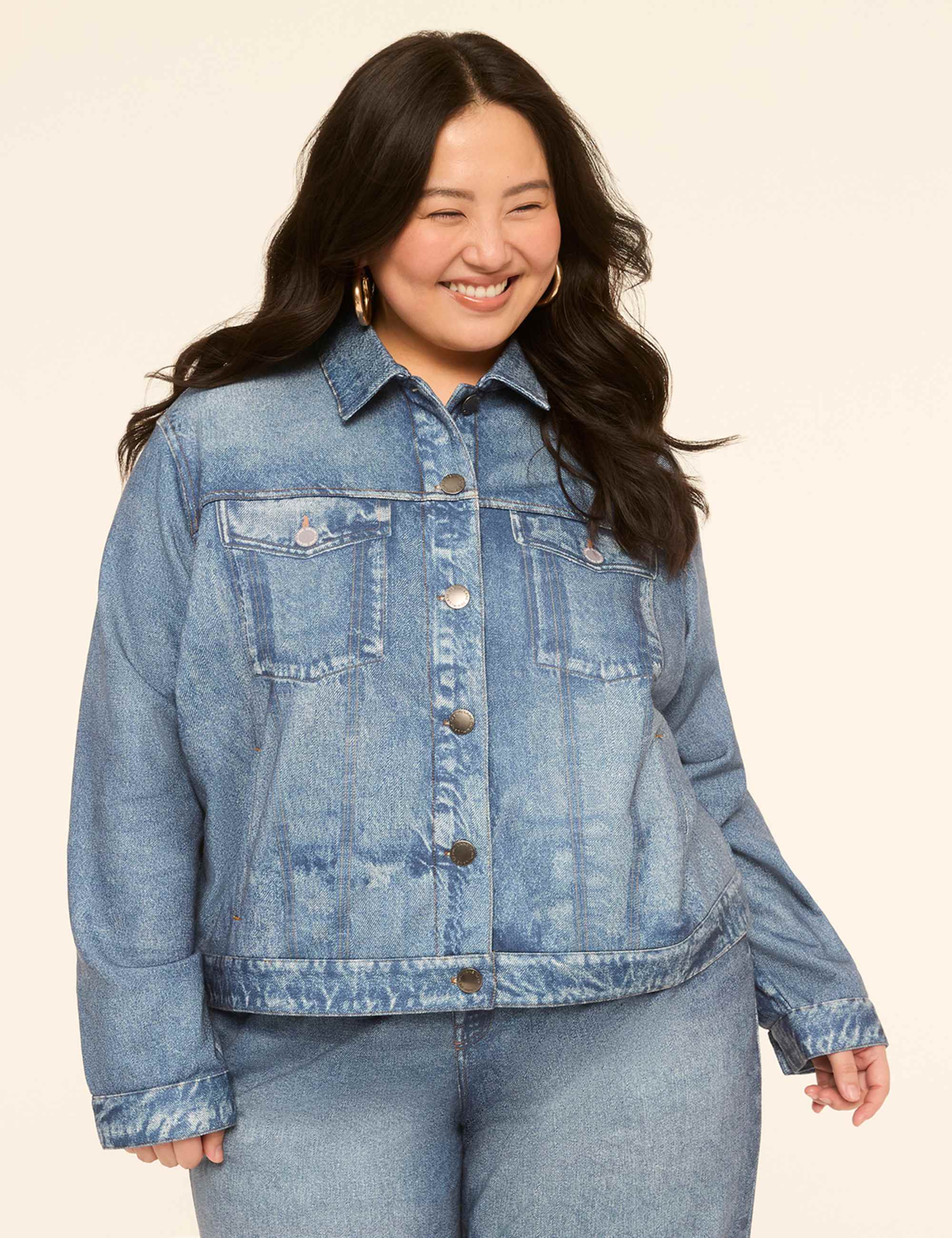 French Terry Trucker Jacket