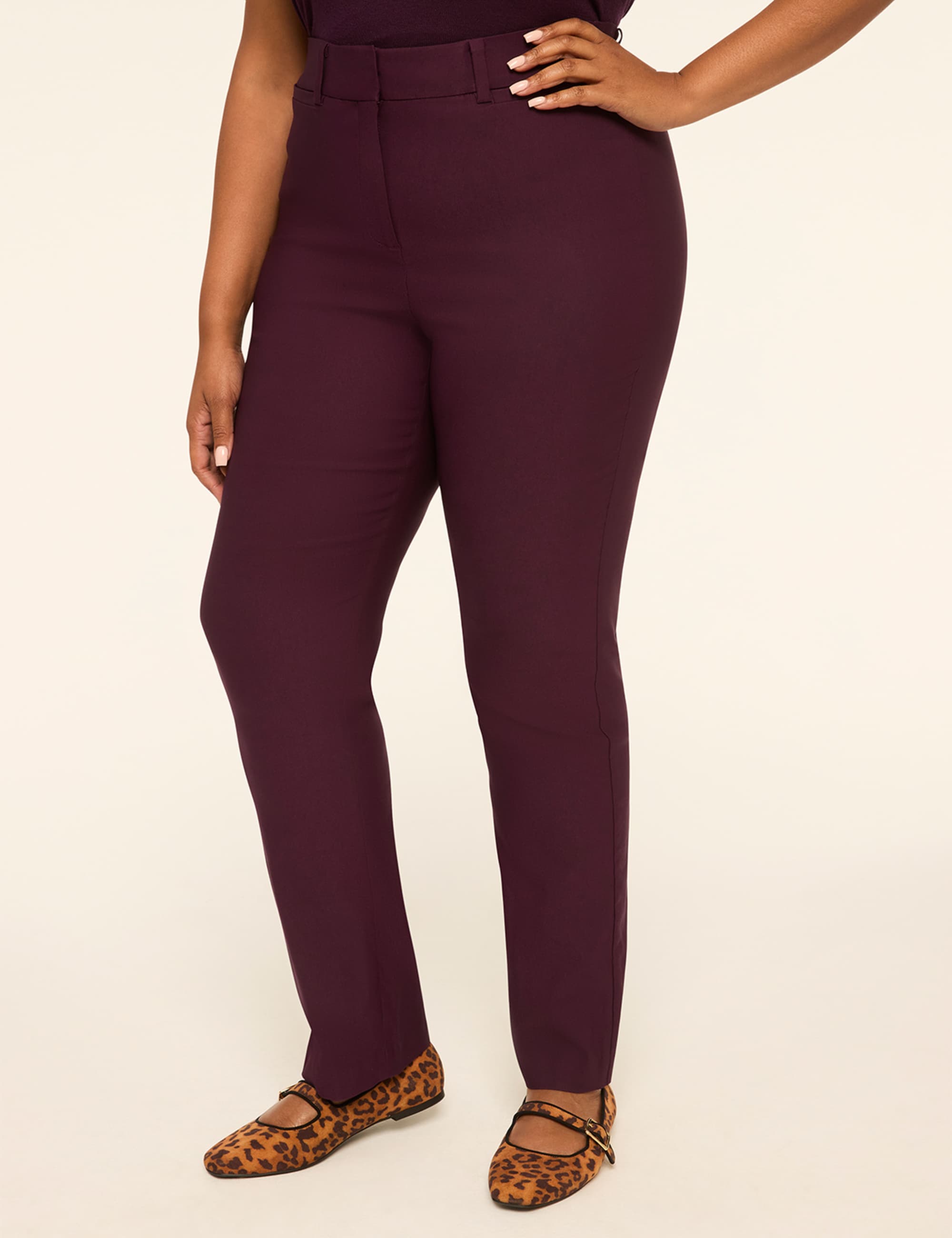 4-Season High-Rise Straight Leg Pant