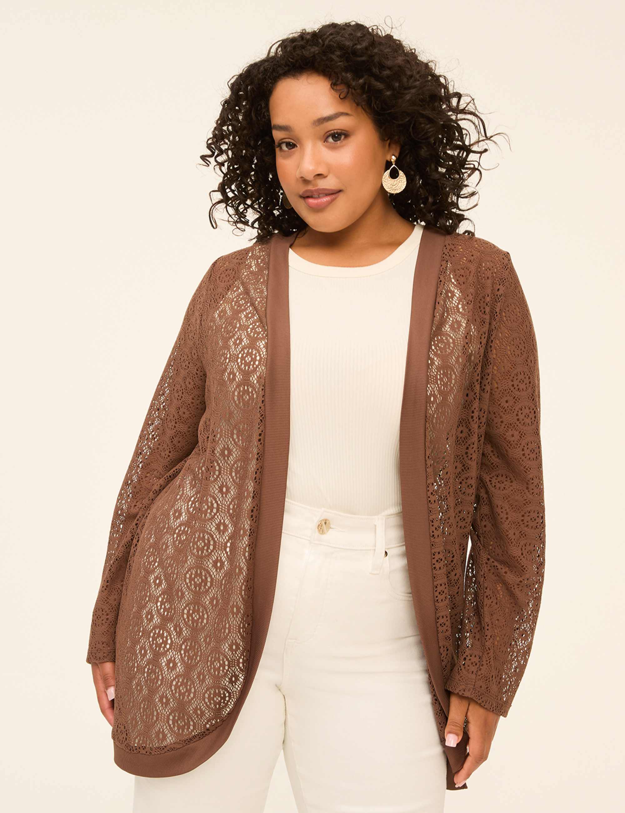 Crochet Knit Cardigan