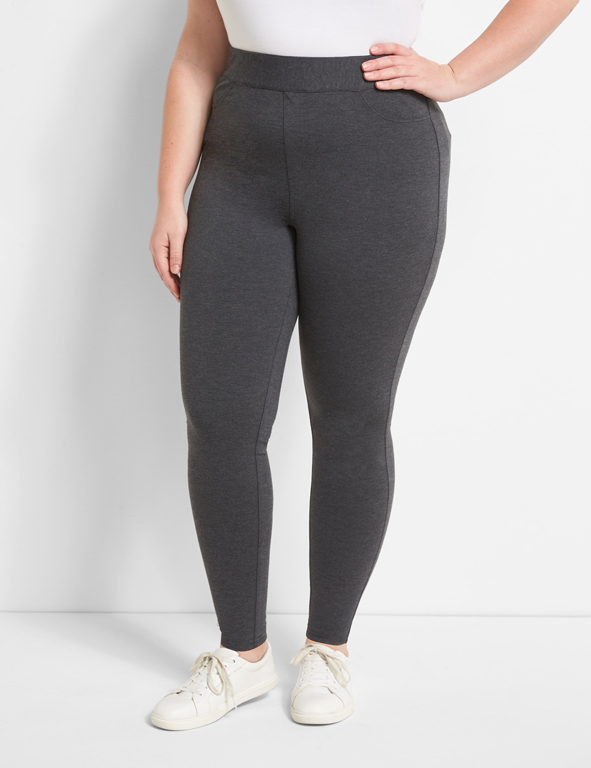 Ponte Pull-On High-Rise Legging