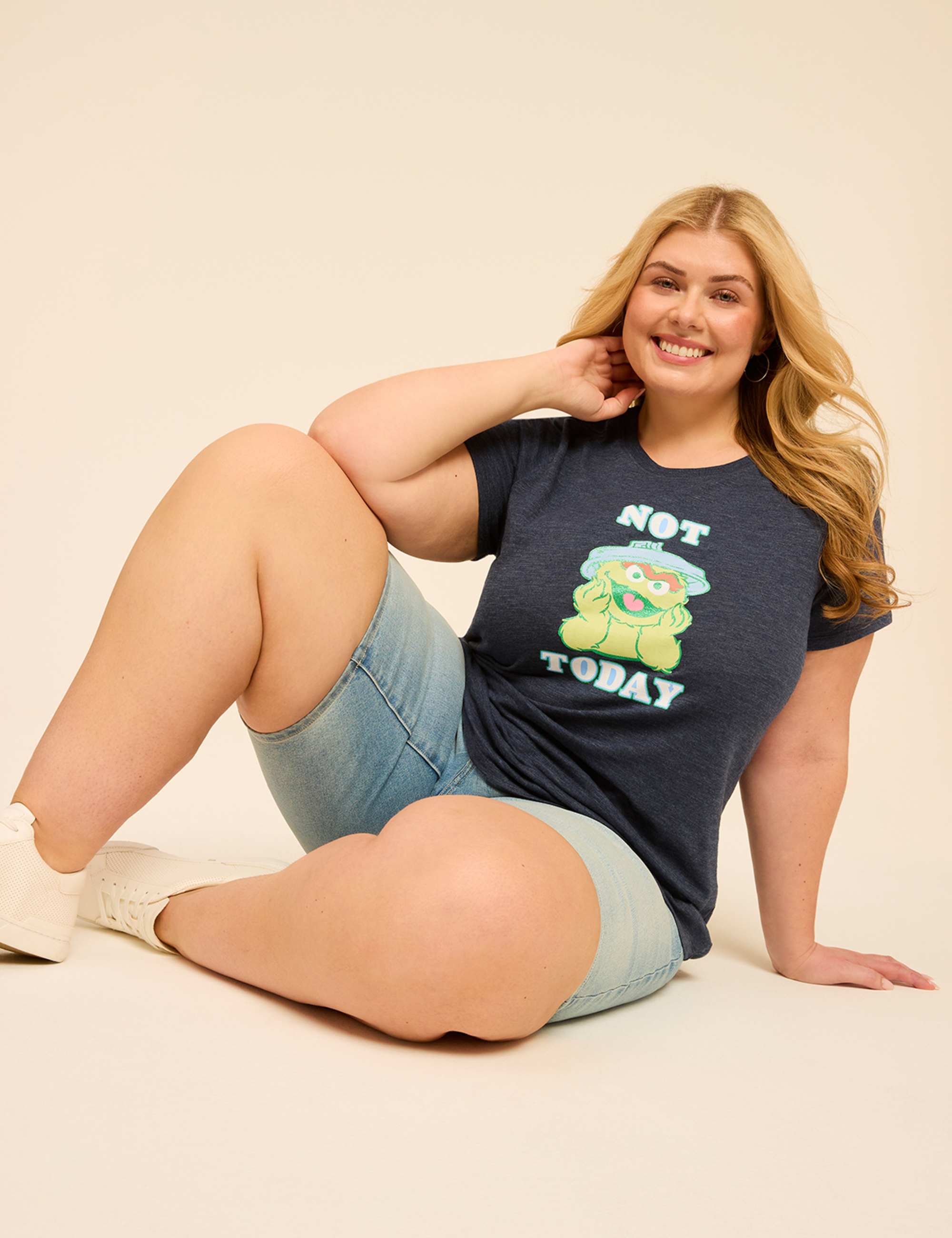 Oscar The Grouch Not Today Graphic Tee