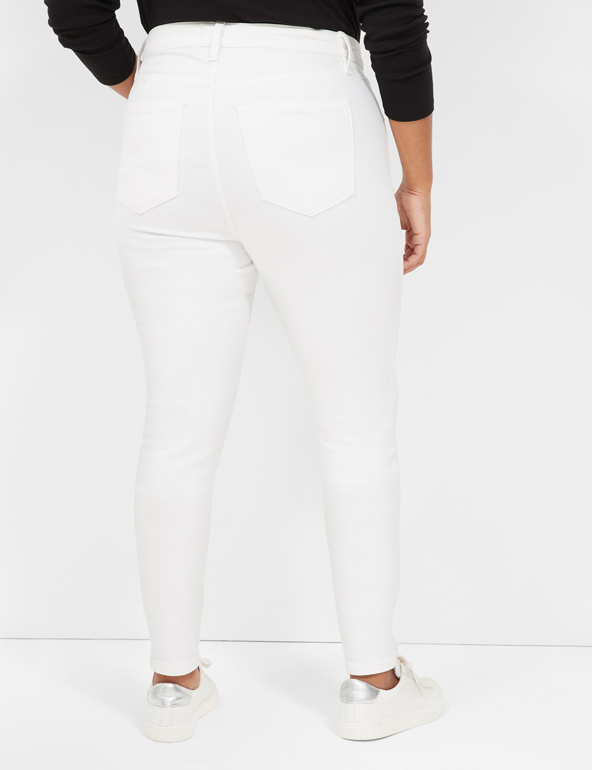 360 Flex Signature Fit White Skinny Jean