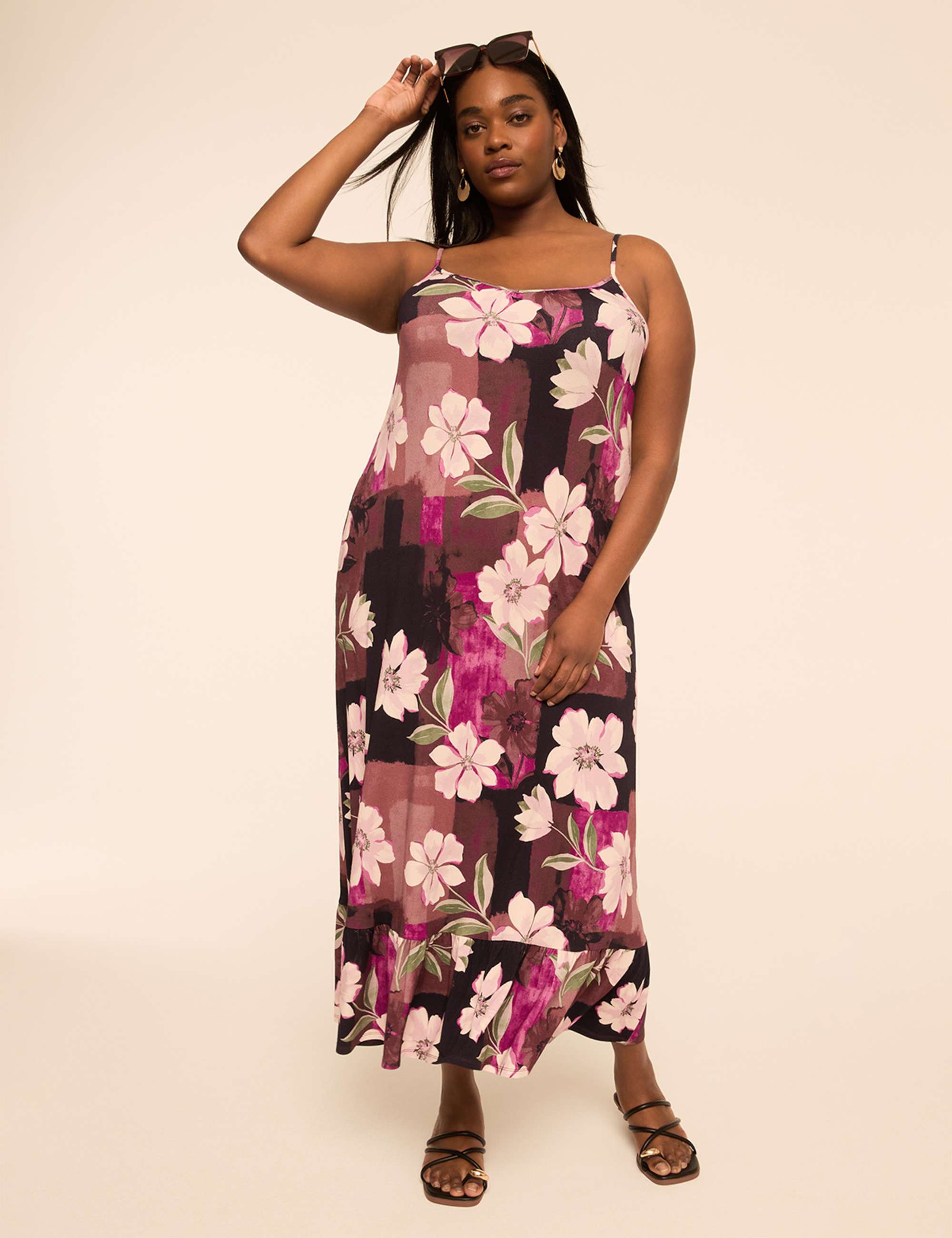 V-Neck Tank Maxi Dress