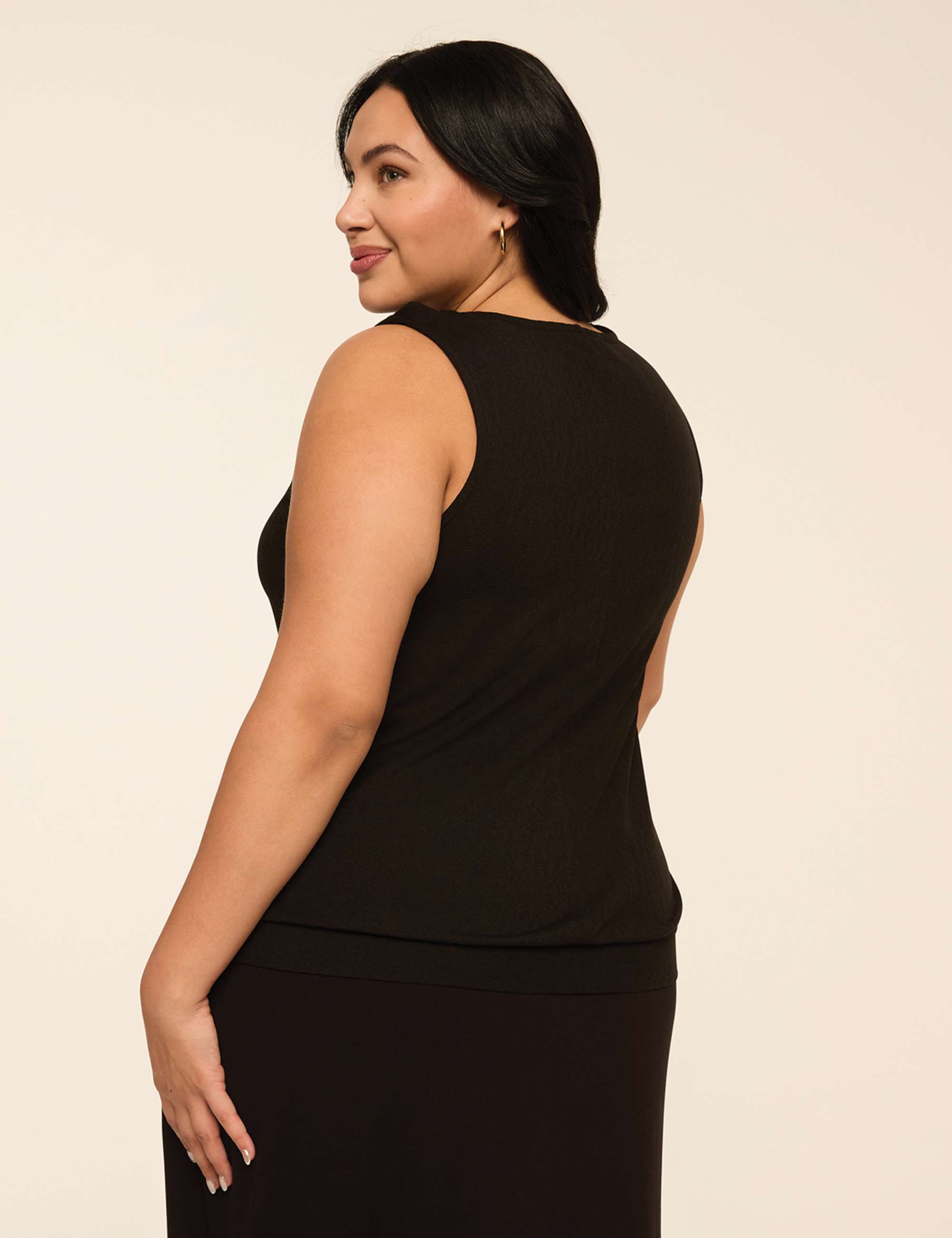 Sleeveless Asymmetrical Top