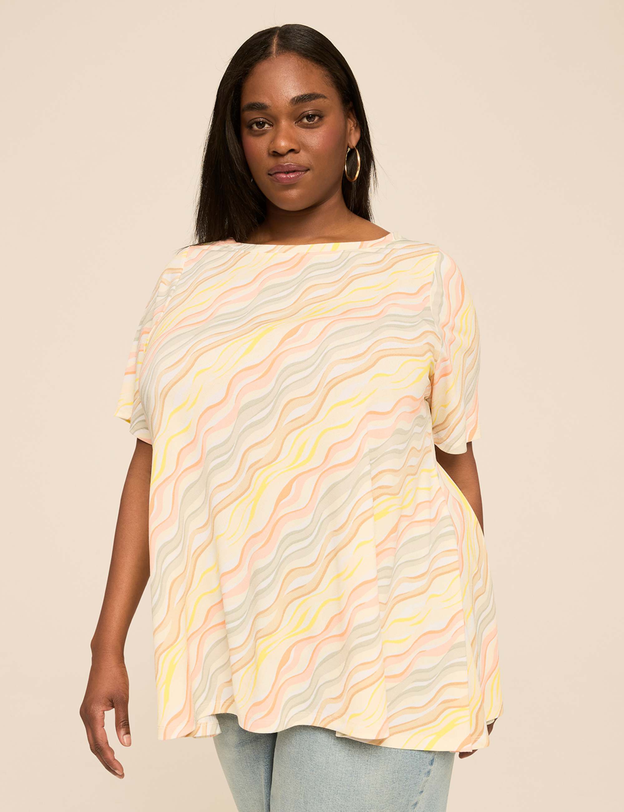 Swing Boatneck Tee