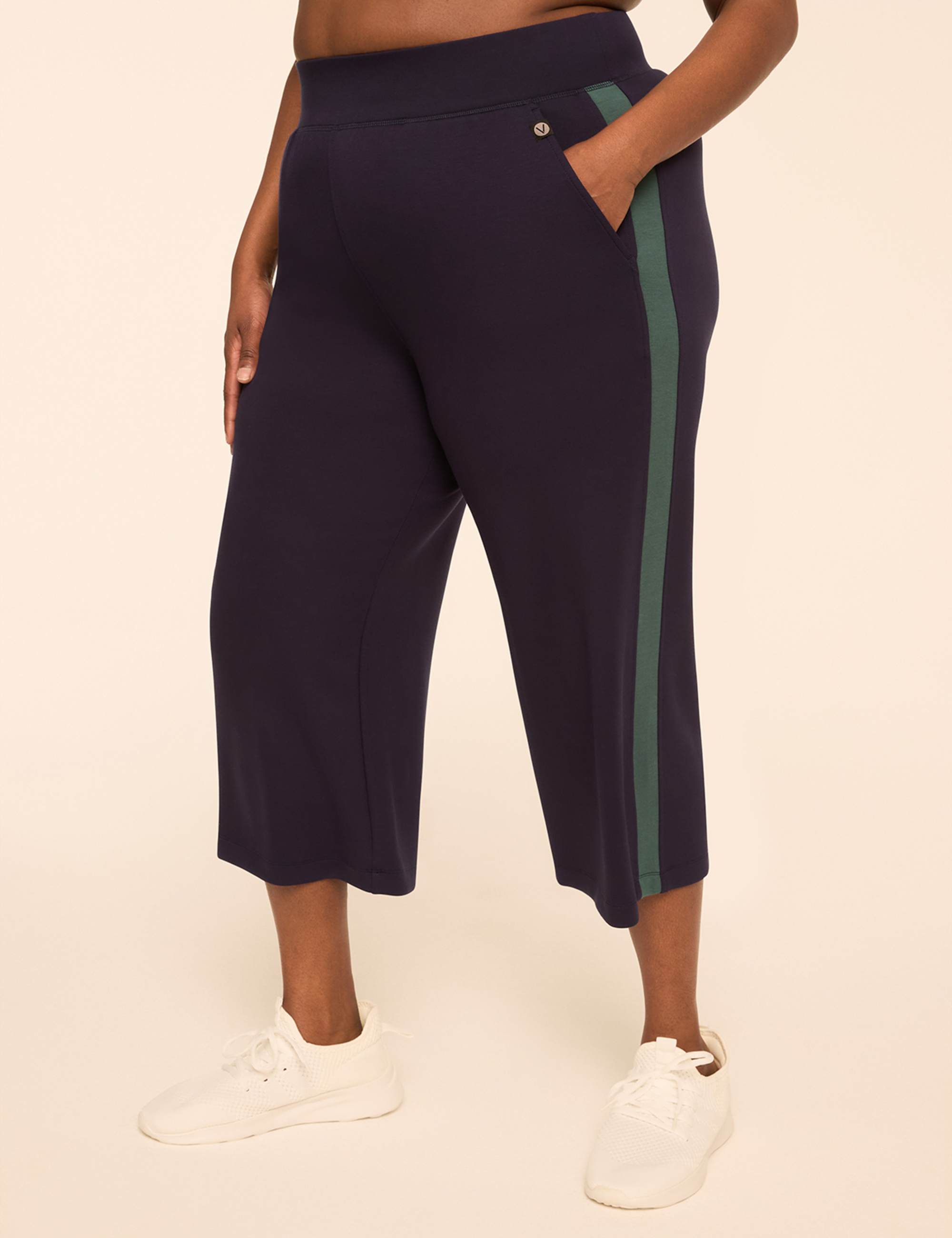 LIVI Journey Relaxed Straight Colorblock Capri