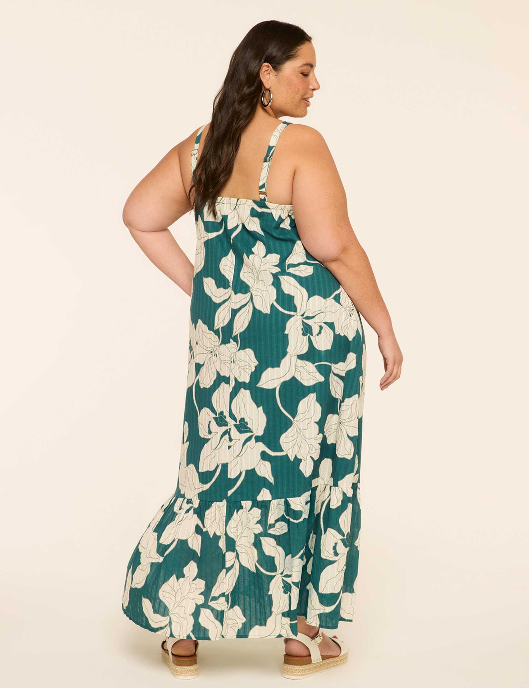 Square-Neck Maxi Dress