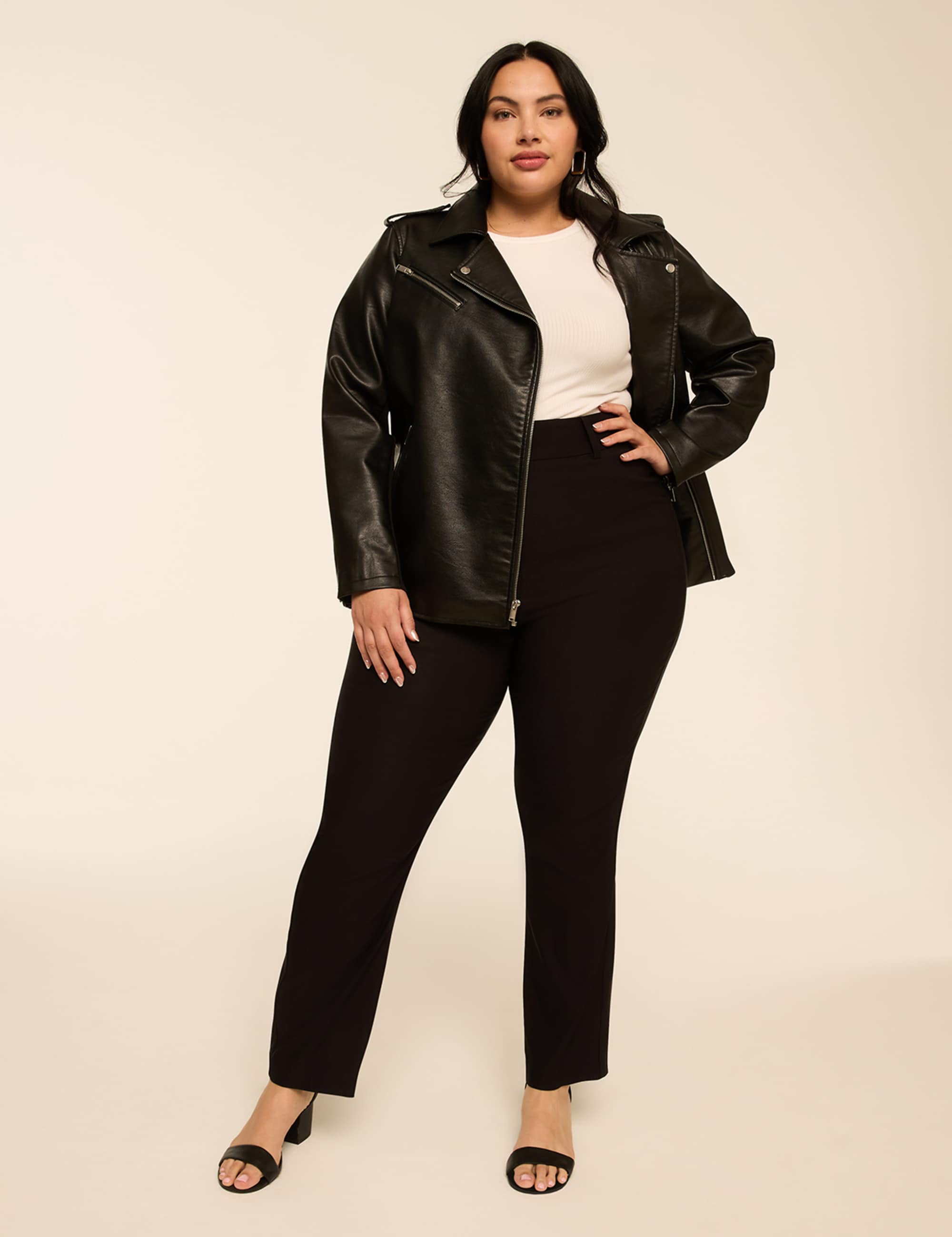 4-Season  High-Rise Straight Leg Pant