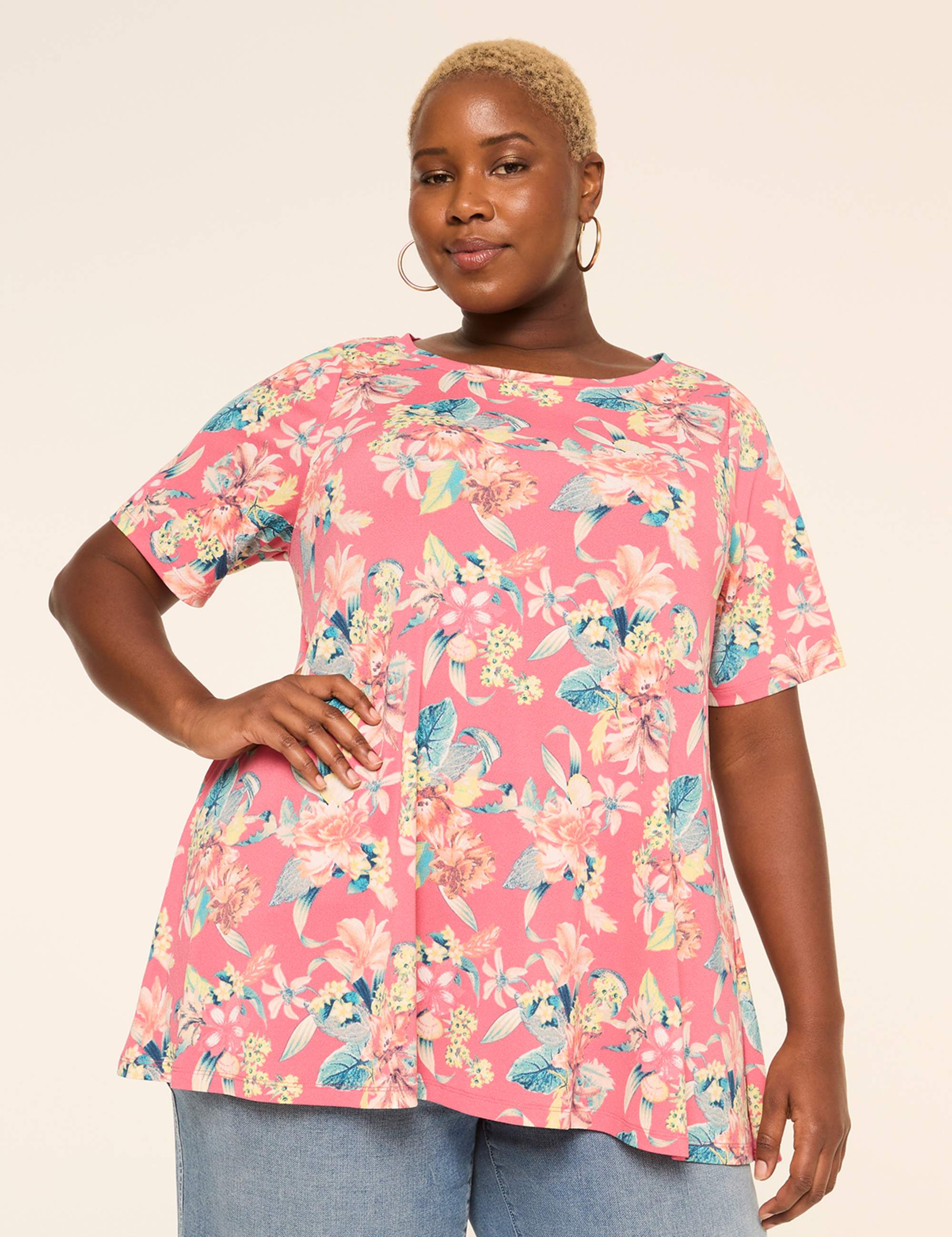 Swing Boatneck Tee