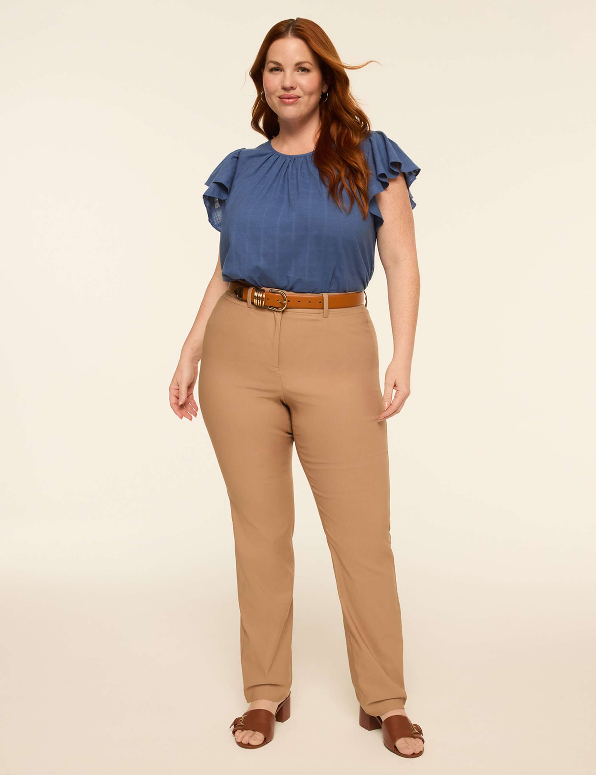 4-Season High-Rise Straight Leg Pant