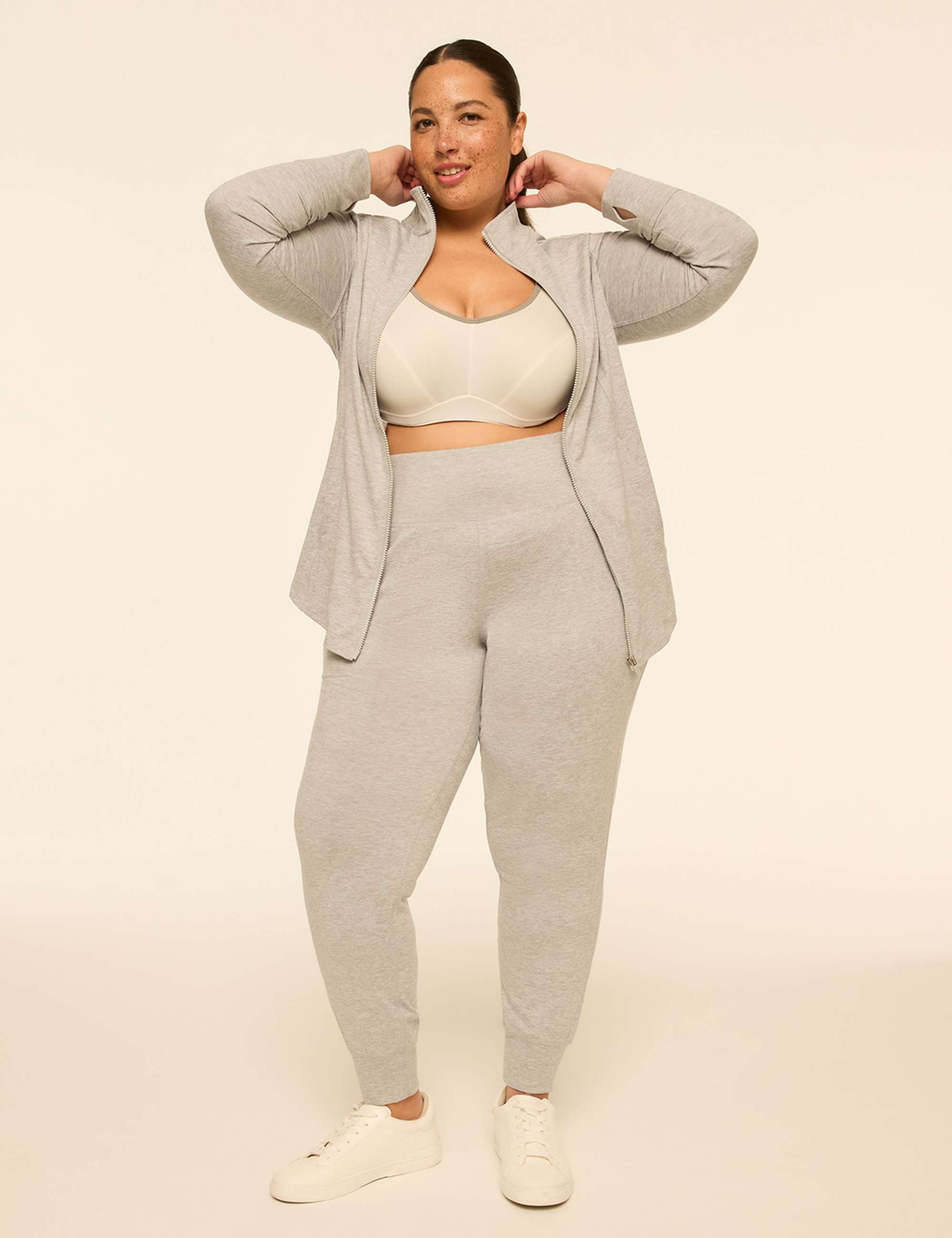 LIVI Soft Marled Full-Zip Jacket