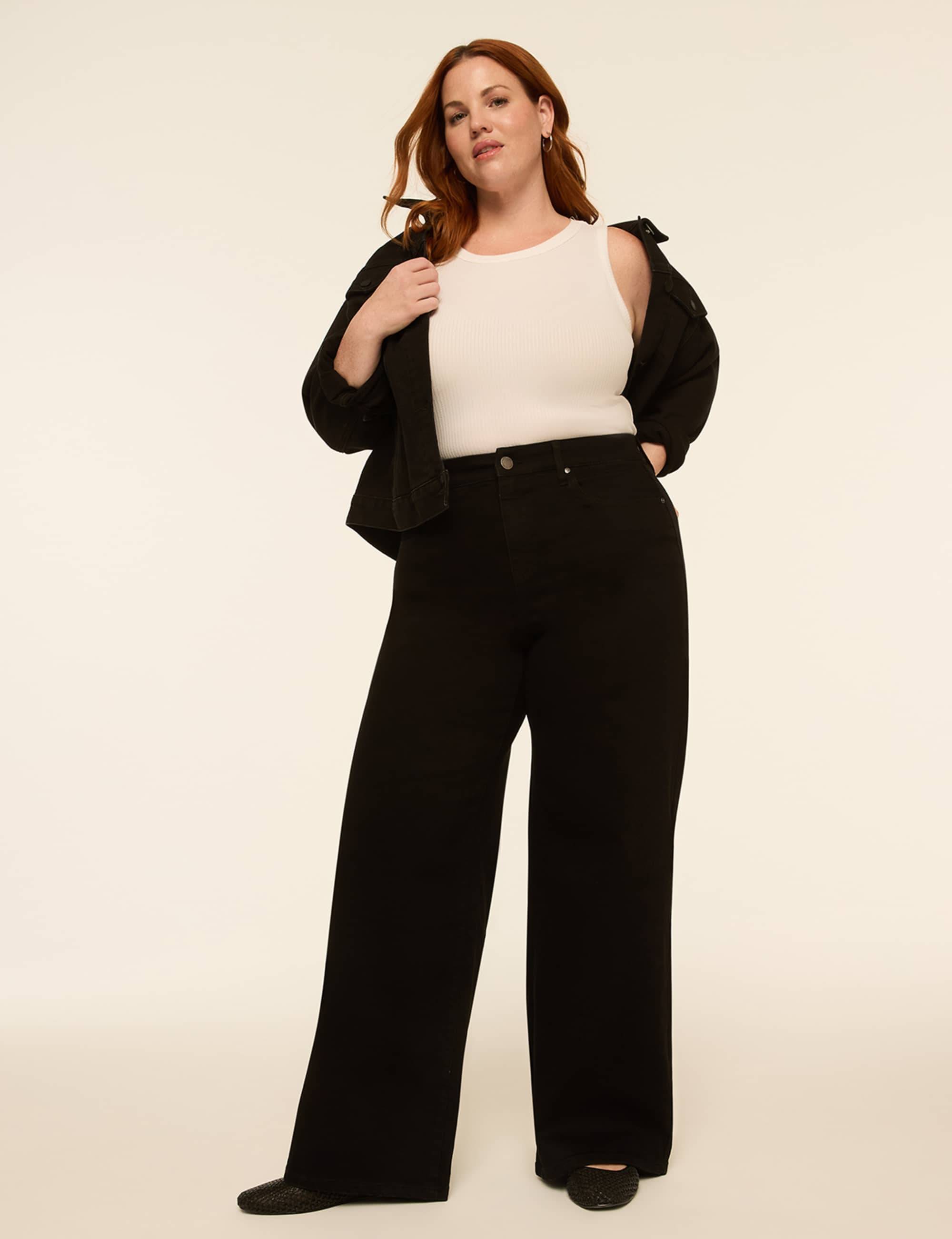 Genius High-Rise Wide Leg Jean