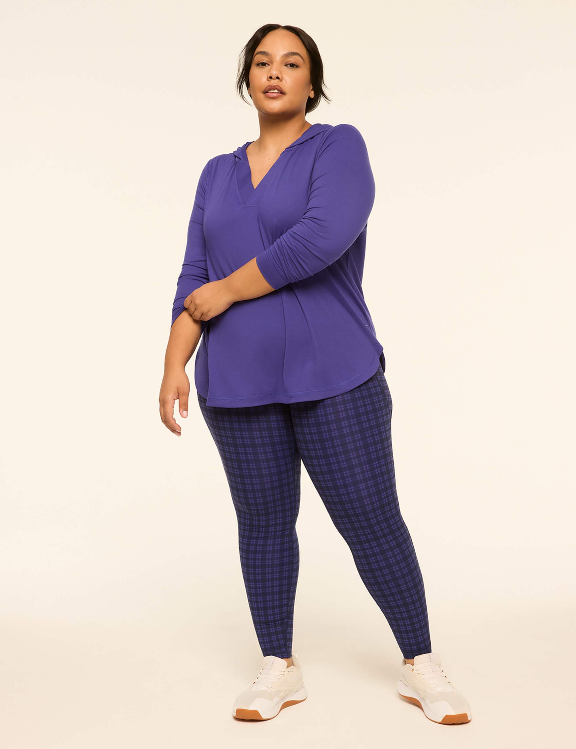 LIVI Soft Long-Sleeve V-Neck Hoodie
