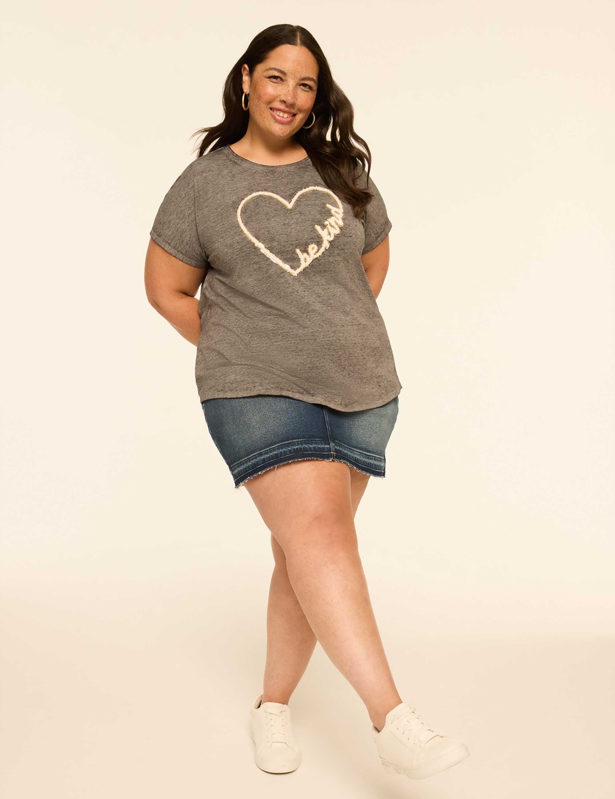 Sequin Be Kind Graphic Tee