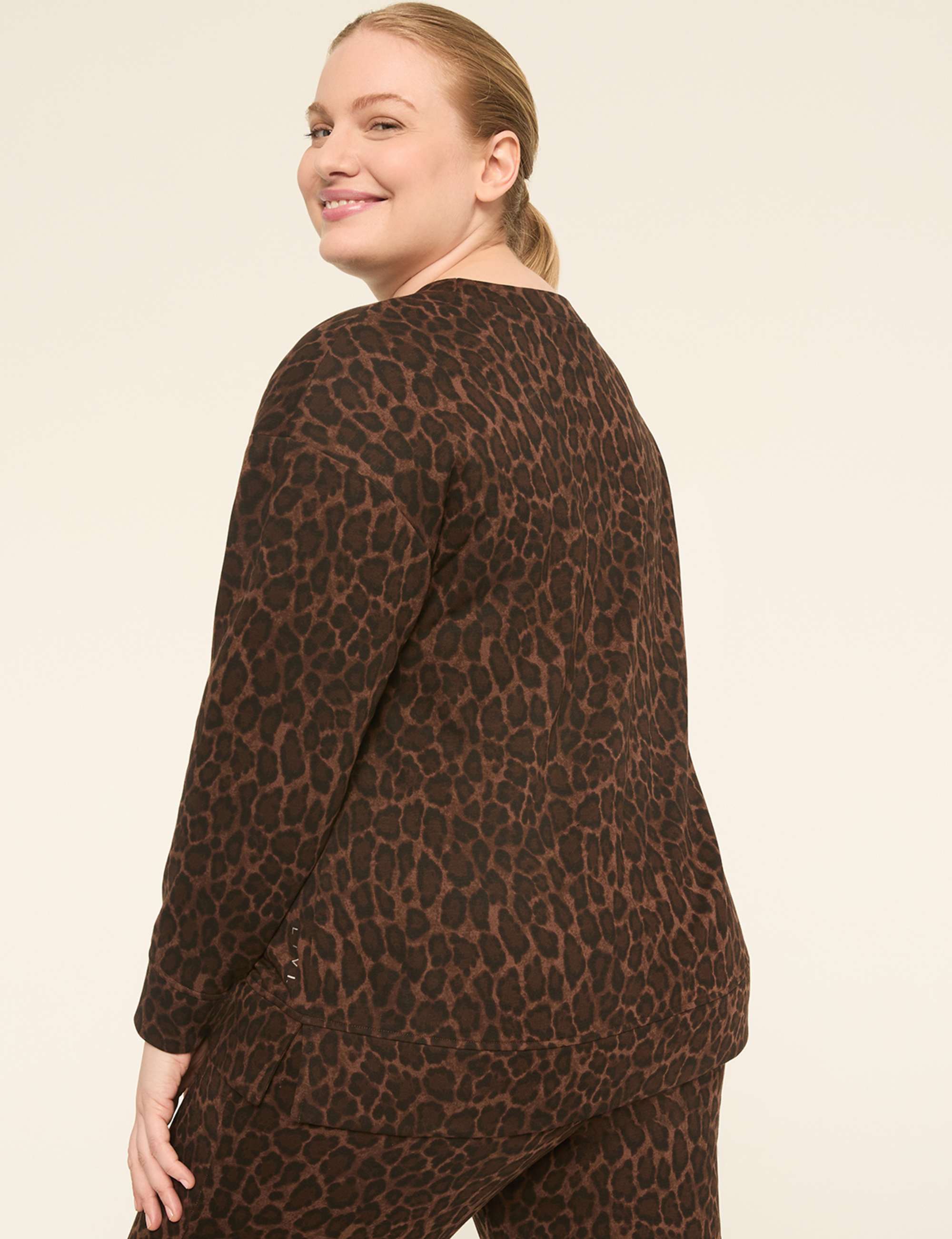 LIVI French Terry V-Neck Sweatshirt