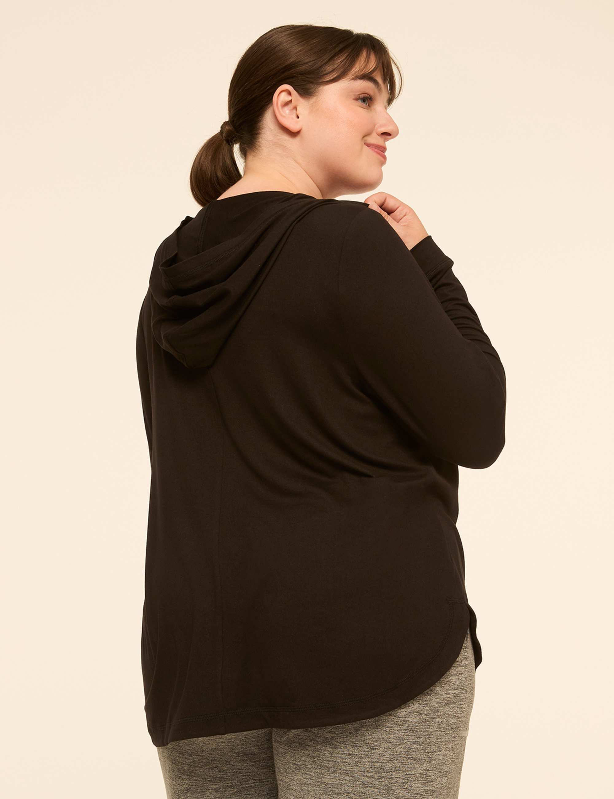 LIVI Soft Long-Sleeve V-Neck Hoodie