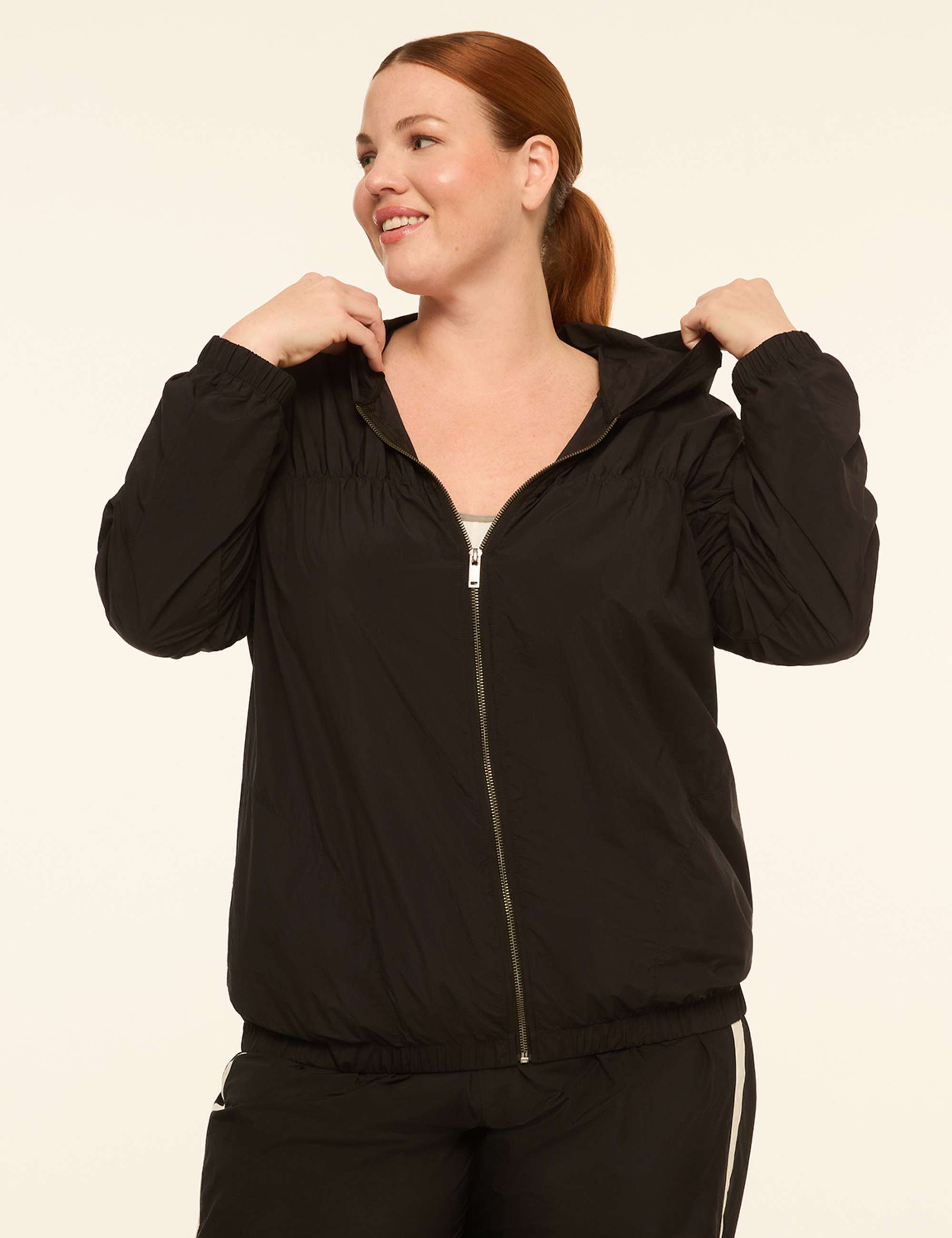 LIVI Full-Zip Woven Hooded Jacket