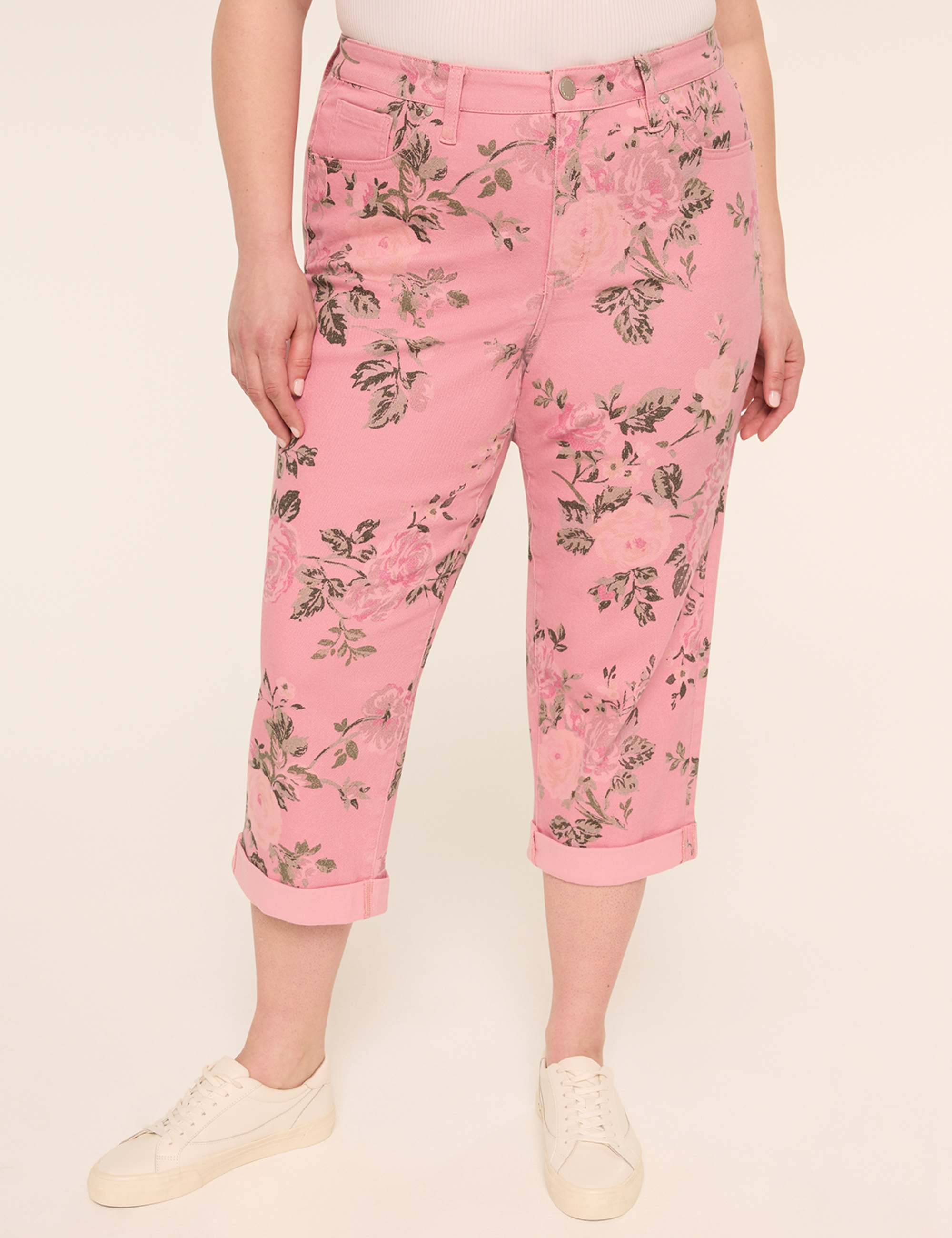 Mid-Rise Boyfriend Capri