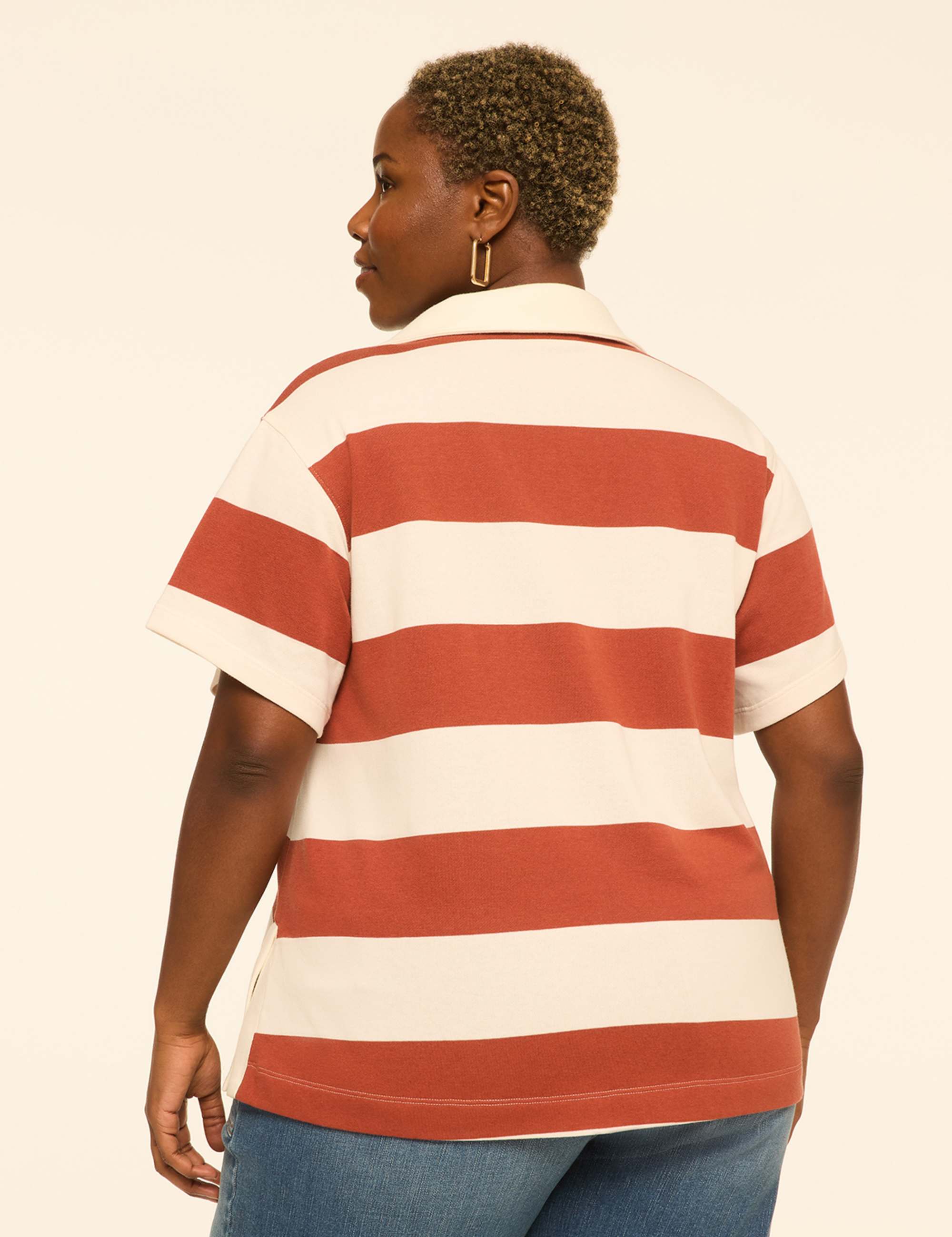 Short-Sleeve French Terry Polo