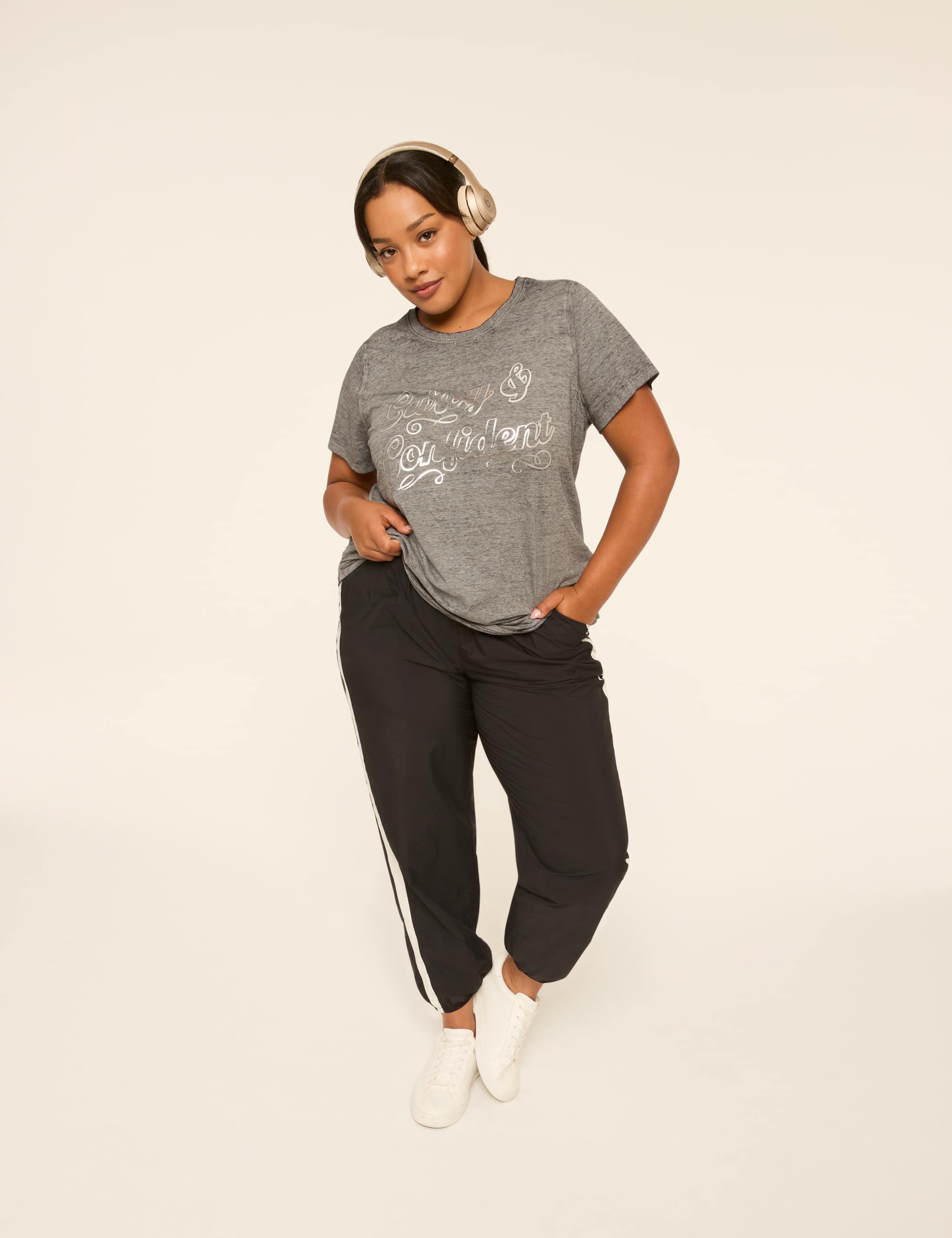 Foiled Curvy & Confident Graphic Tee